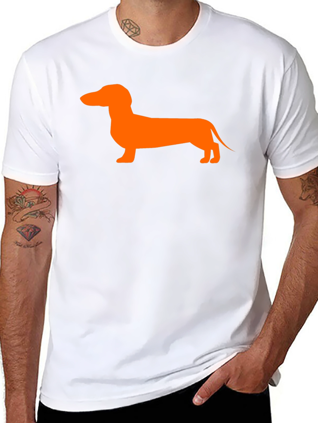 Dachshund Graphic Tee - Classic Dog Lover T-Shirt