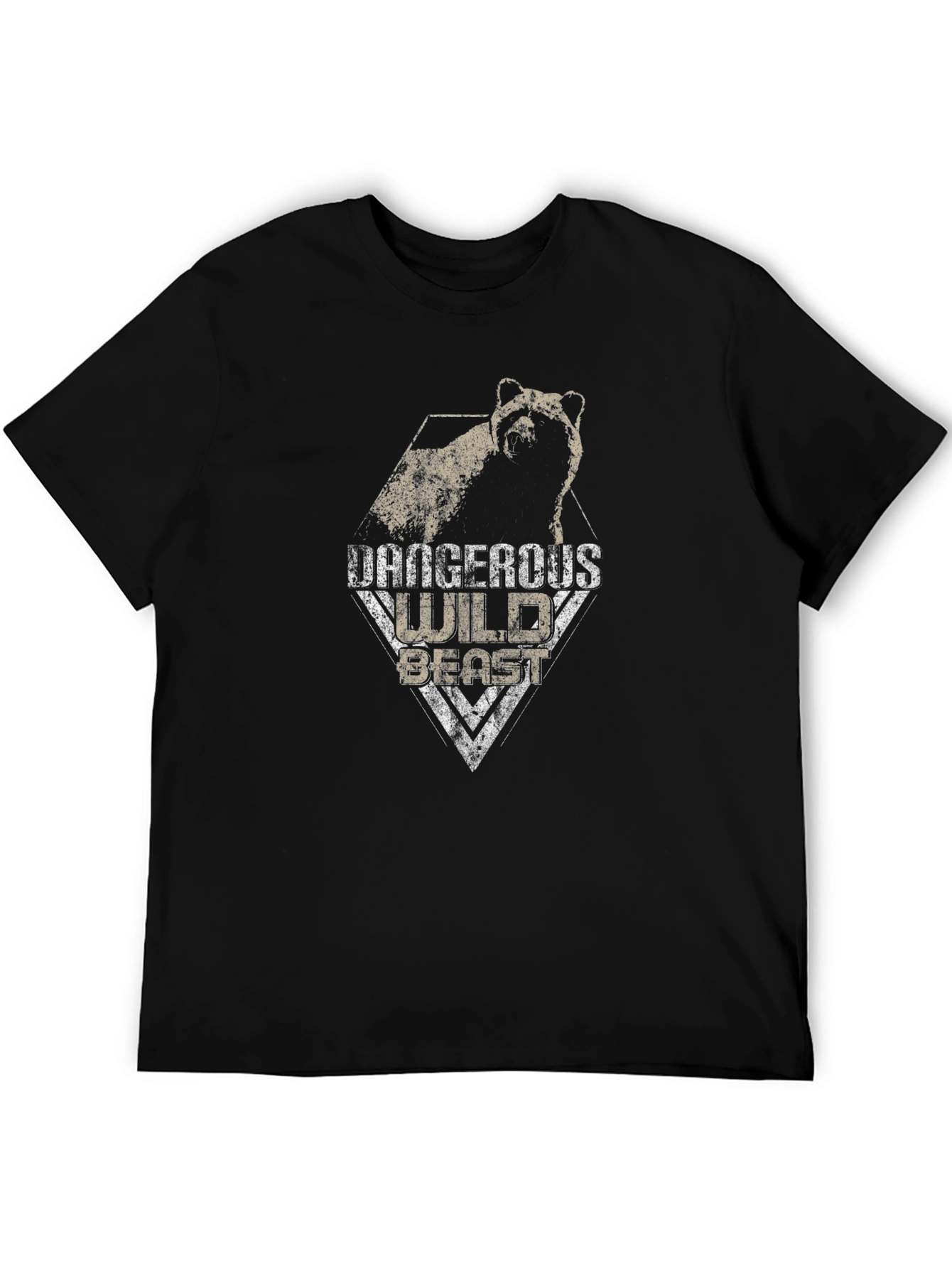 Dangerous Wild Beast Graphic Tee - Black