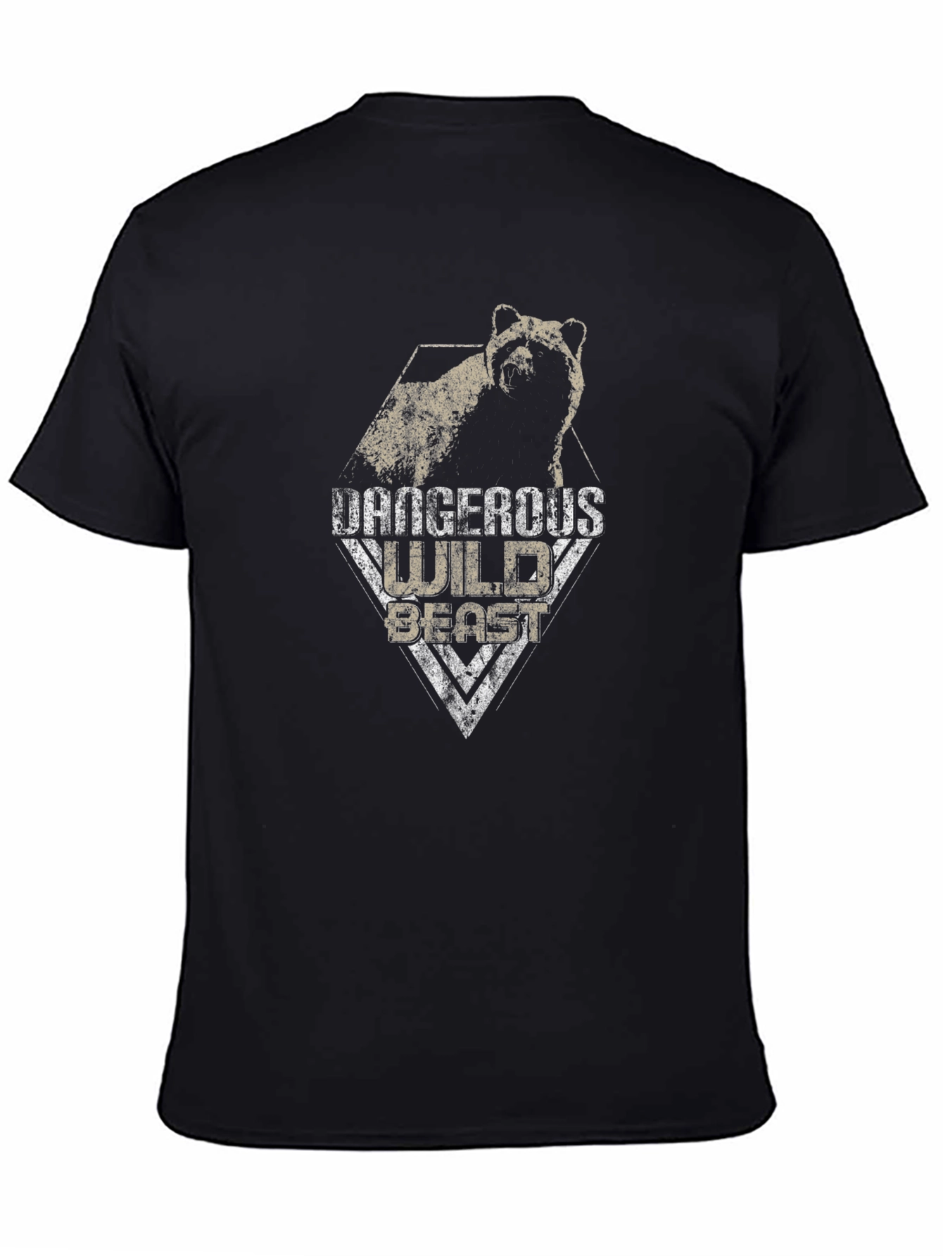 Dangerous Wild Beast Graphic Tee - Black