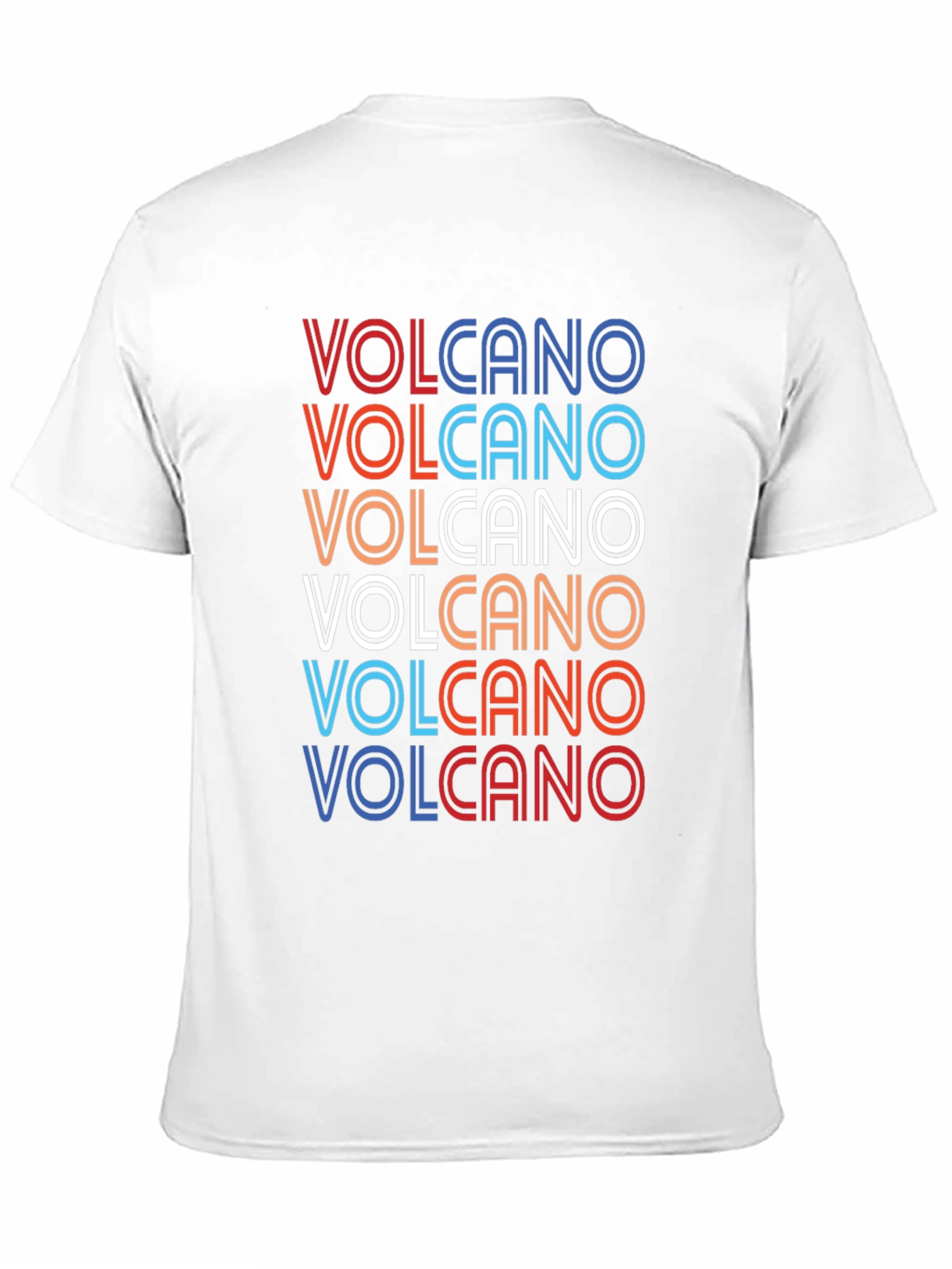 Retro Volcano T-Shirt - Classic Graphic Tee