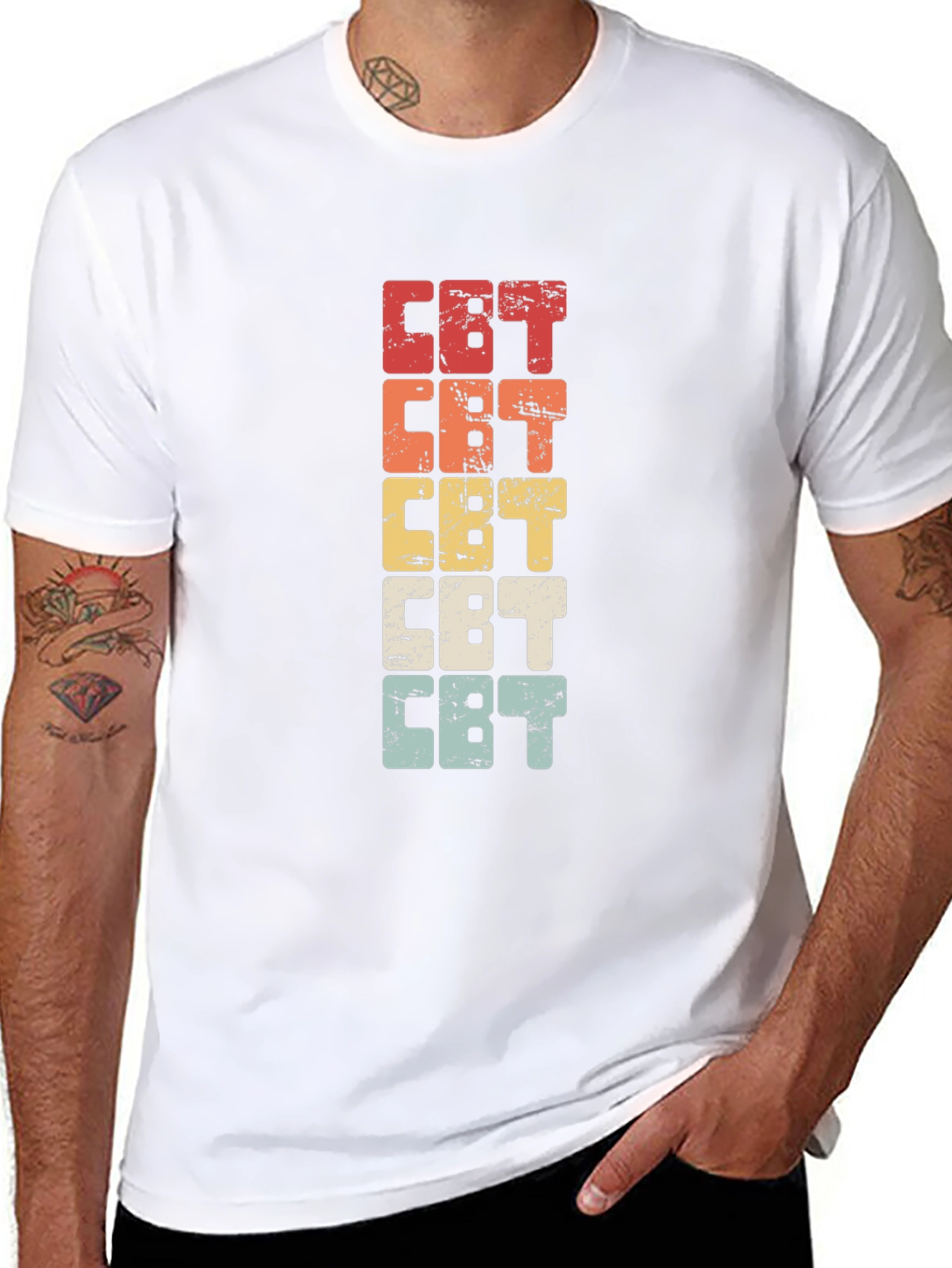 Retro CBT T-Shirt - Cognitive Behavioral Therapy Shirt
