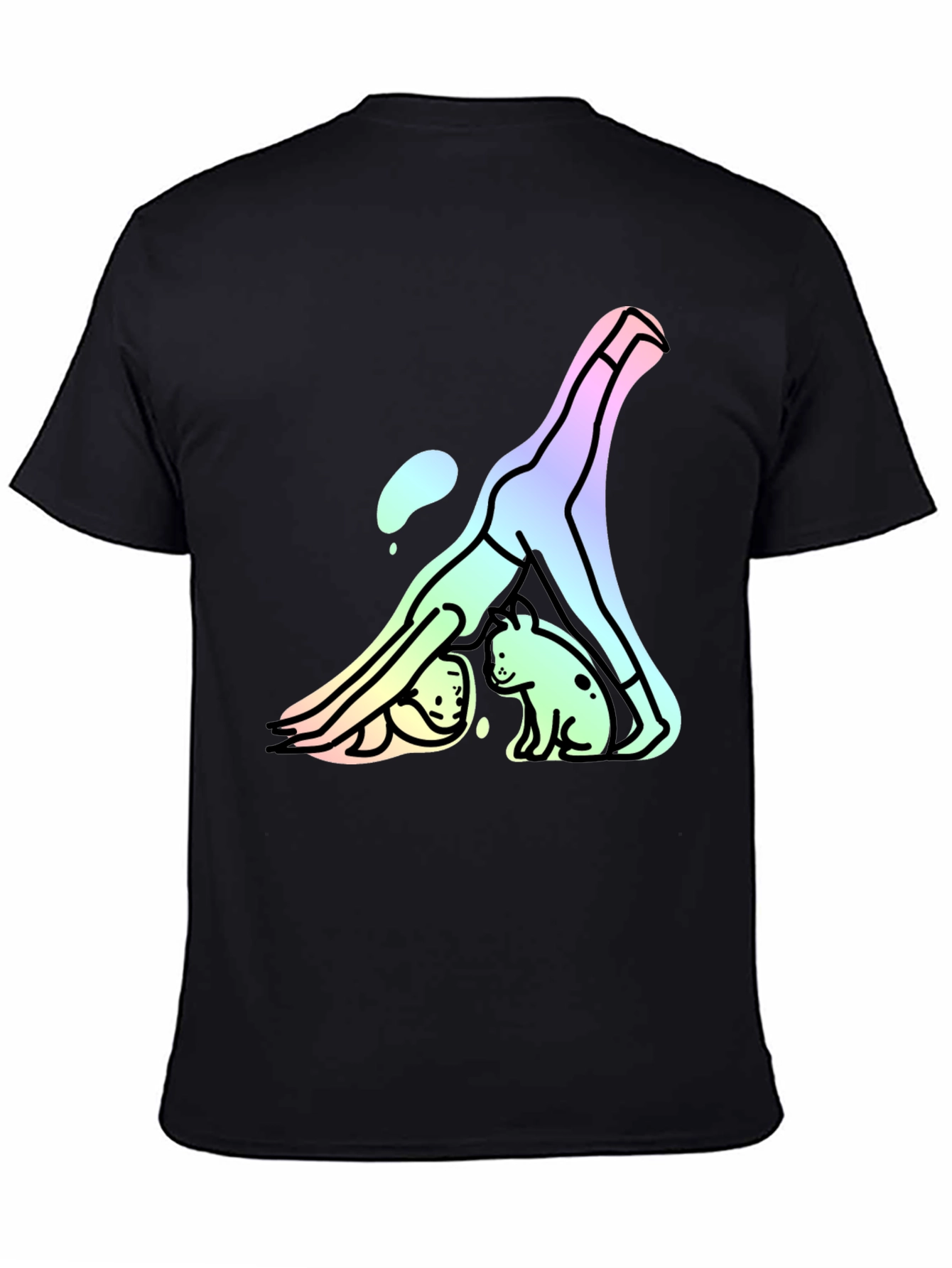 Yoga Dog T-Shirt - Downward Dog Cute Graphic Tee