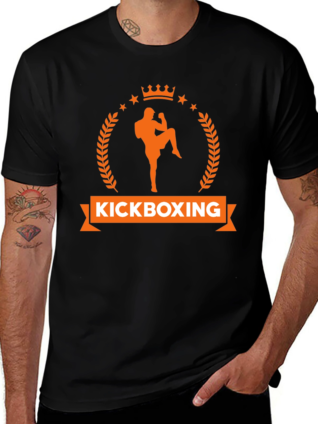 Kickboxing Graphic Tee - Martial Arts Design