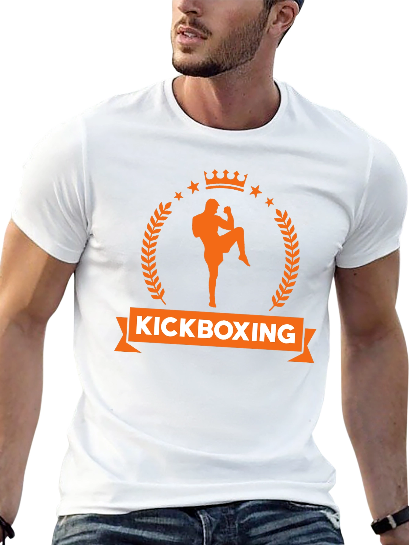 Kickboxing Graphic Tee - Martial Arts Design