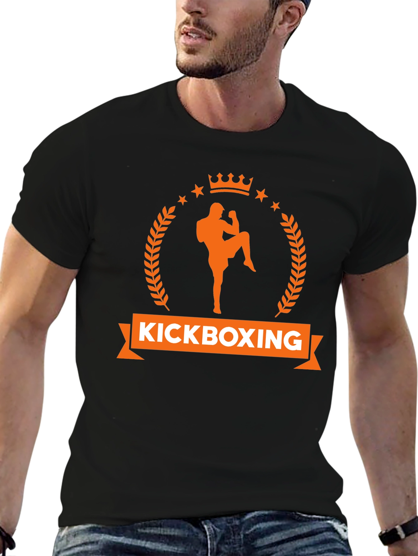 Kickboxing Graphic Tee - Martial Arts Design