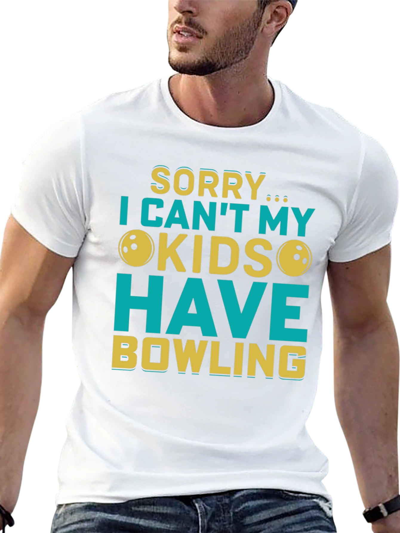 Sorry I Cant My Kids Have Bowling T-Shirt