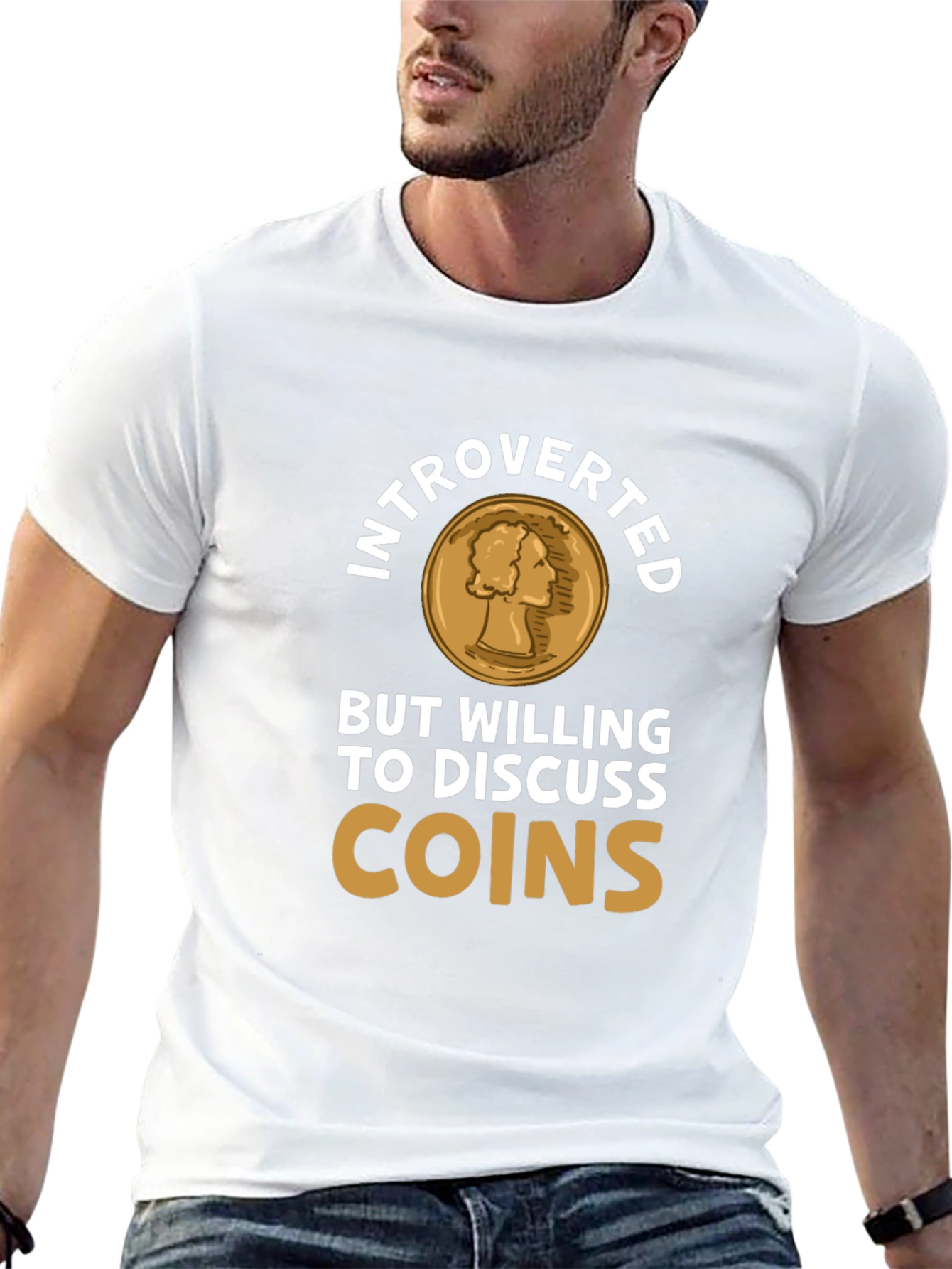 Introverted Coin Collector Tee - Numismatist T-Shirt