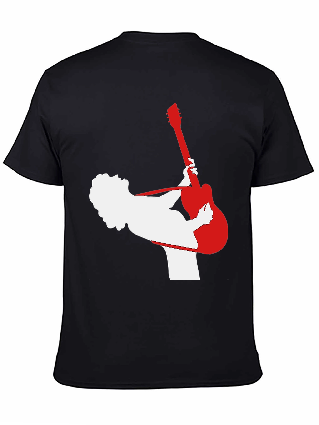 Rock Star Graphic Tee - Black Cotton Shirt
