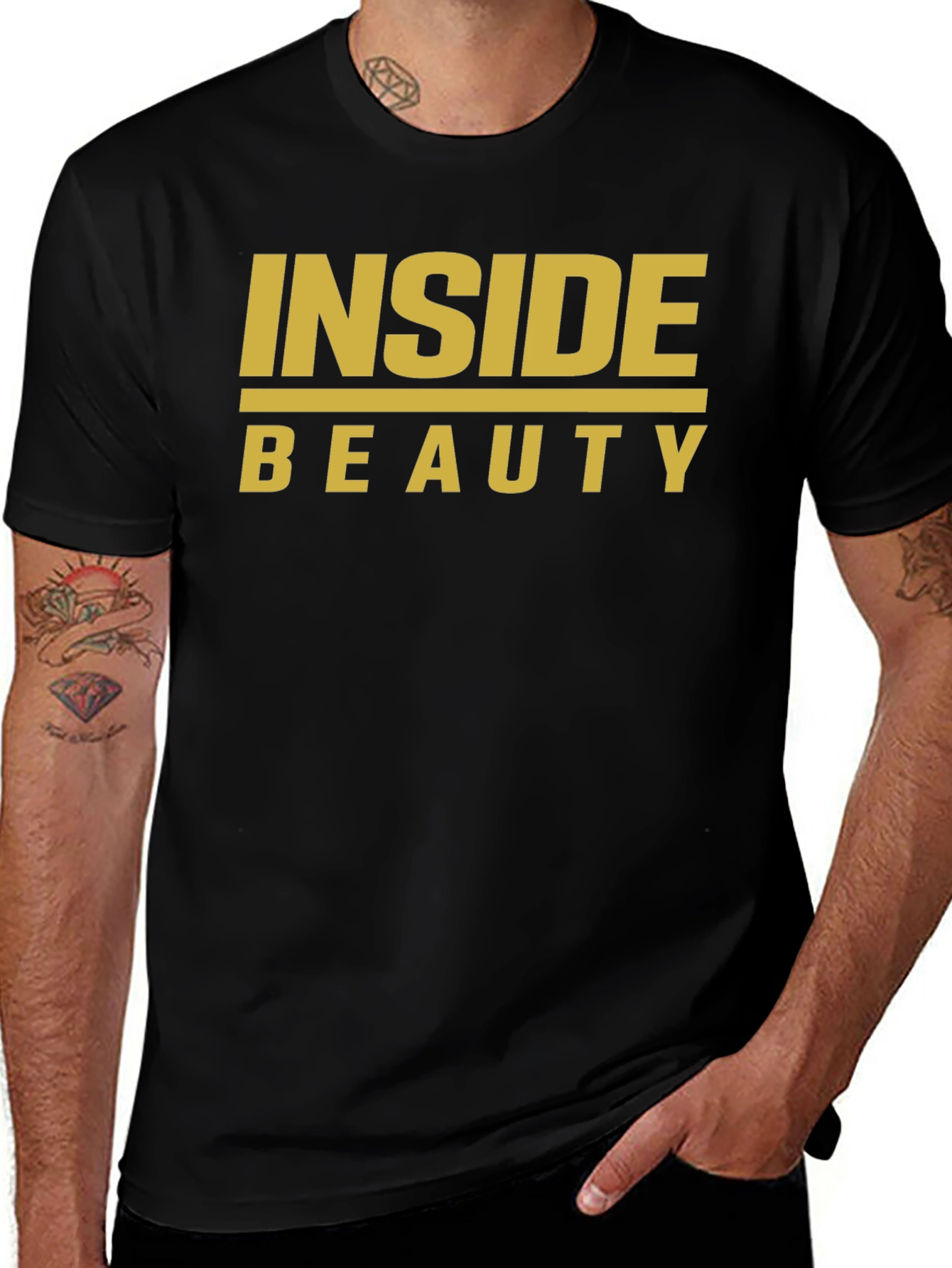 Inside Beauty Graphic T-Shirt - Unisex Fashion Tee