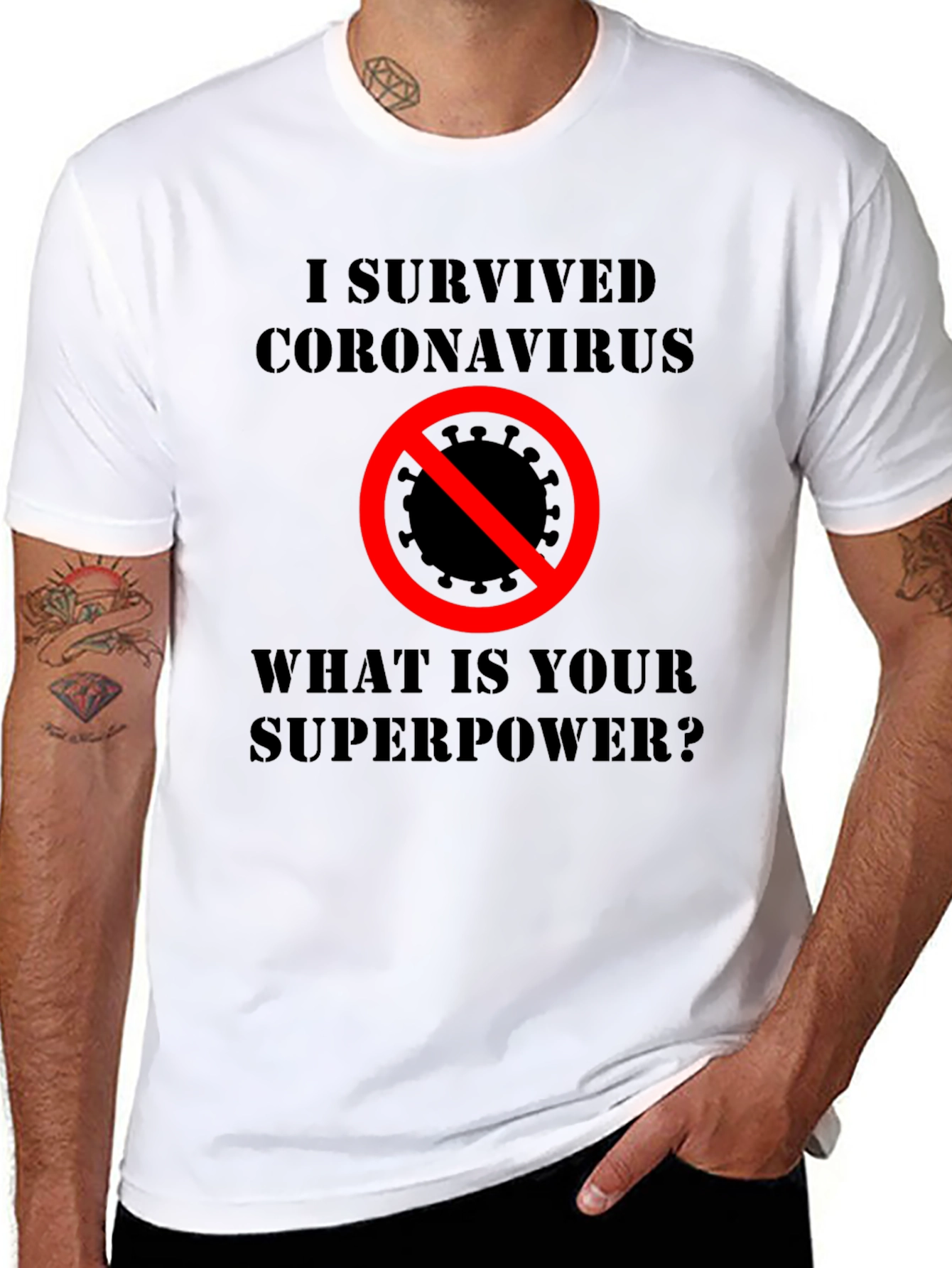 I Survived Coronavirus Superpower T-Shirt