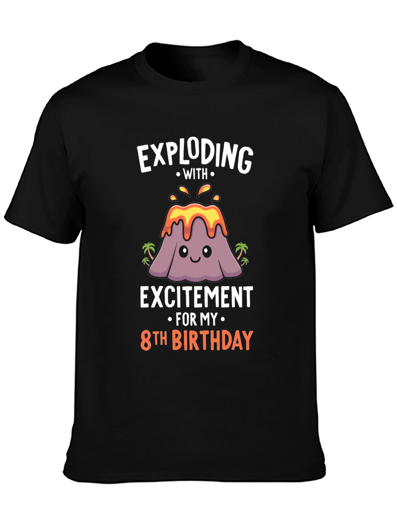Exploding with Excitement 8th Birthday T-Shirt