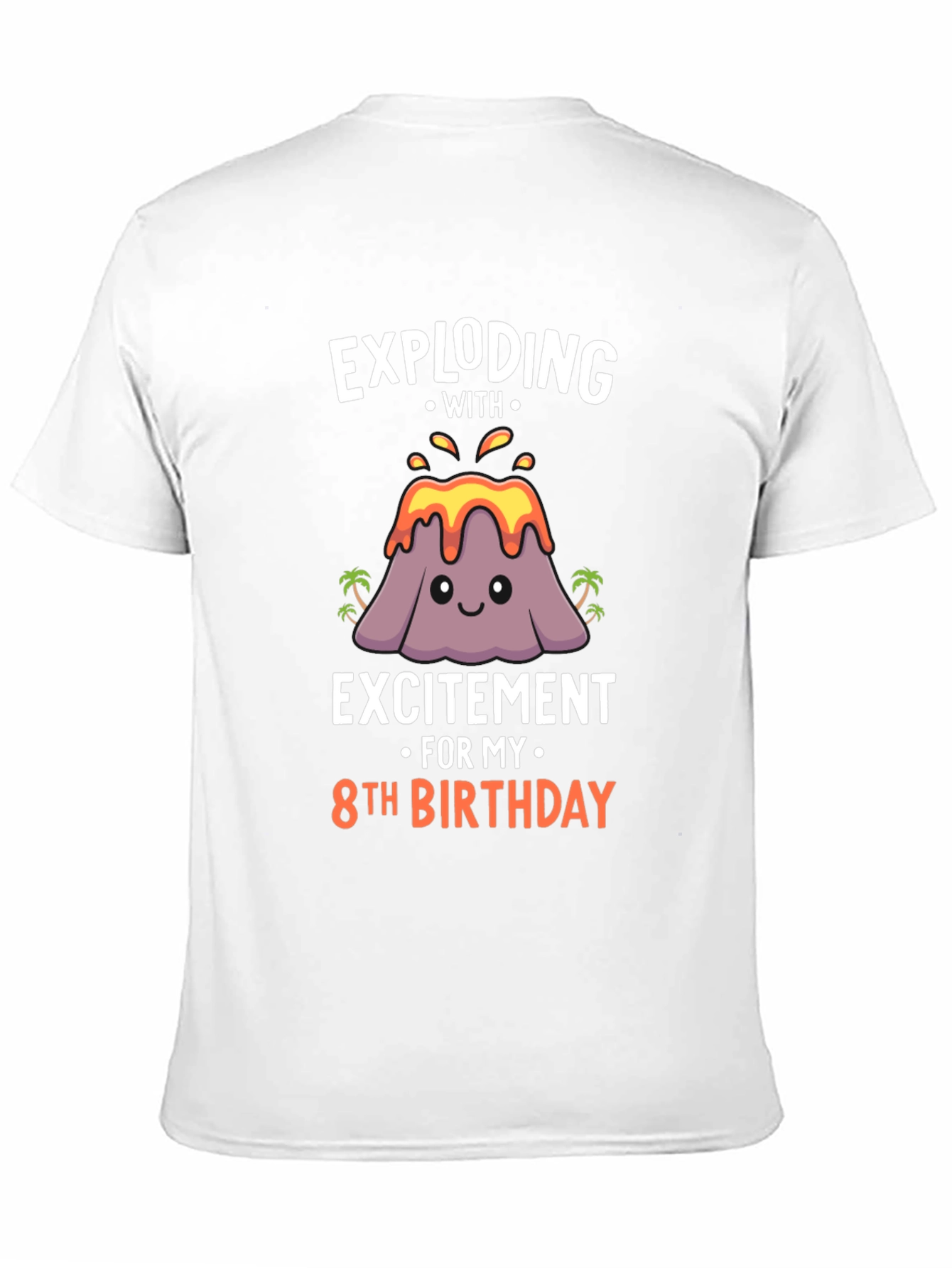 Exploding with Excitement 8th Birthday T-Shirt