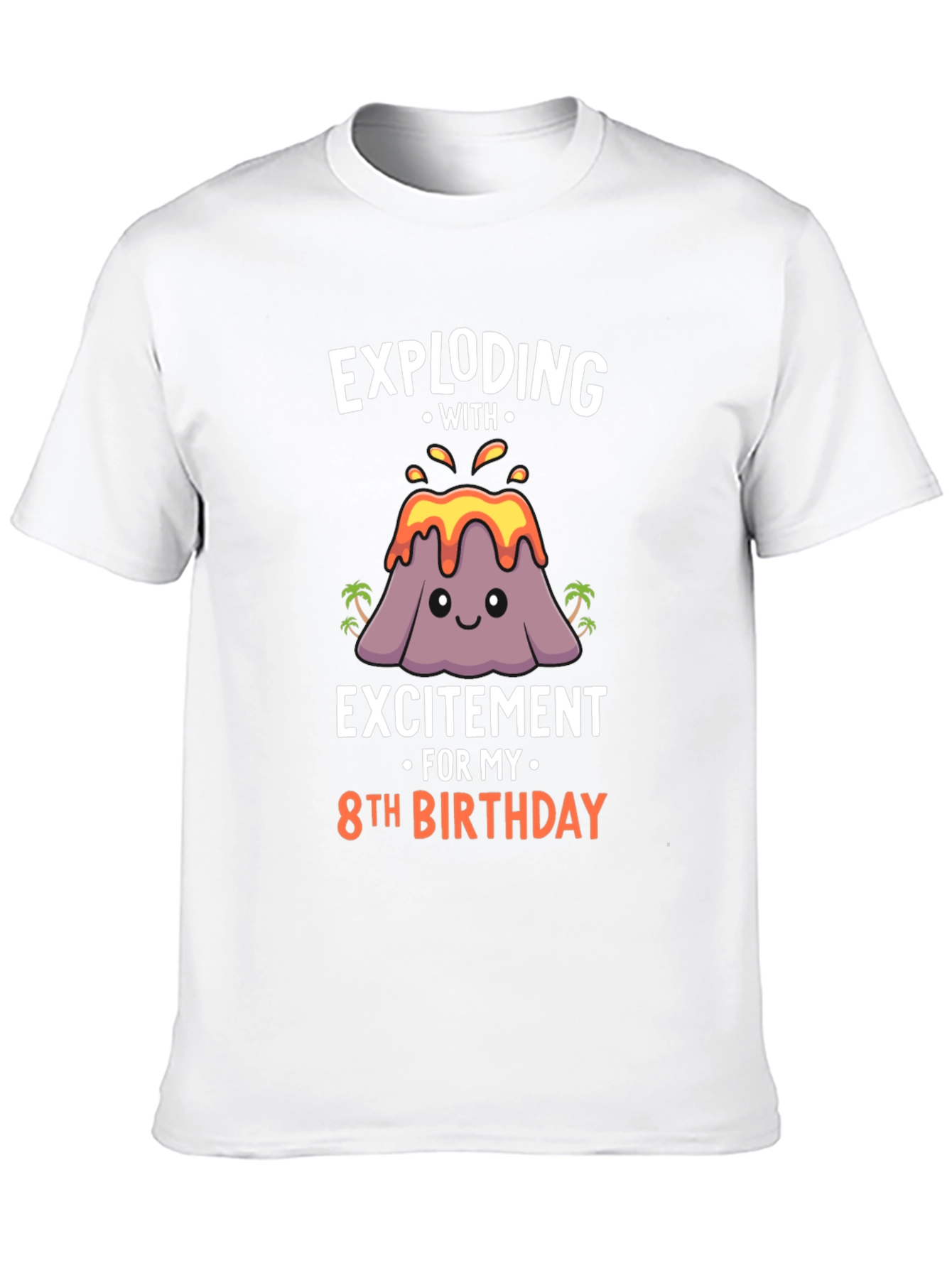 Exploding with Excitement 8th Birthday T-Shirt