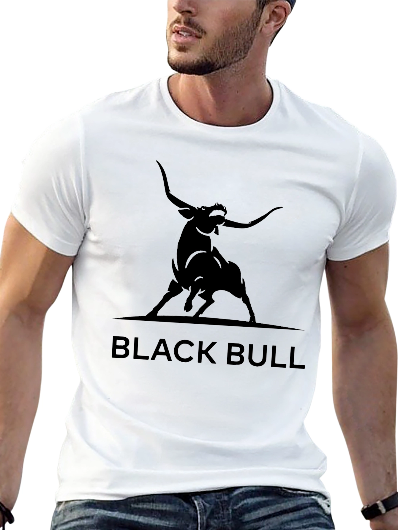 Black Bull Graphic Tee - Bold & Stylish