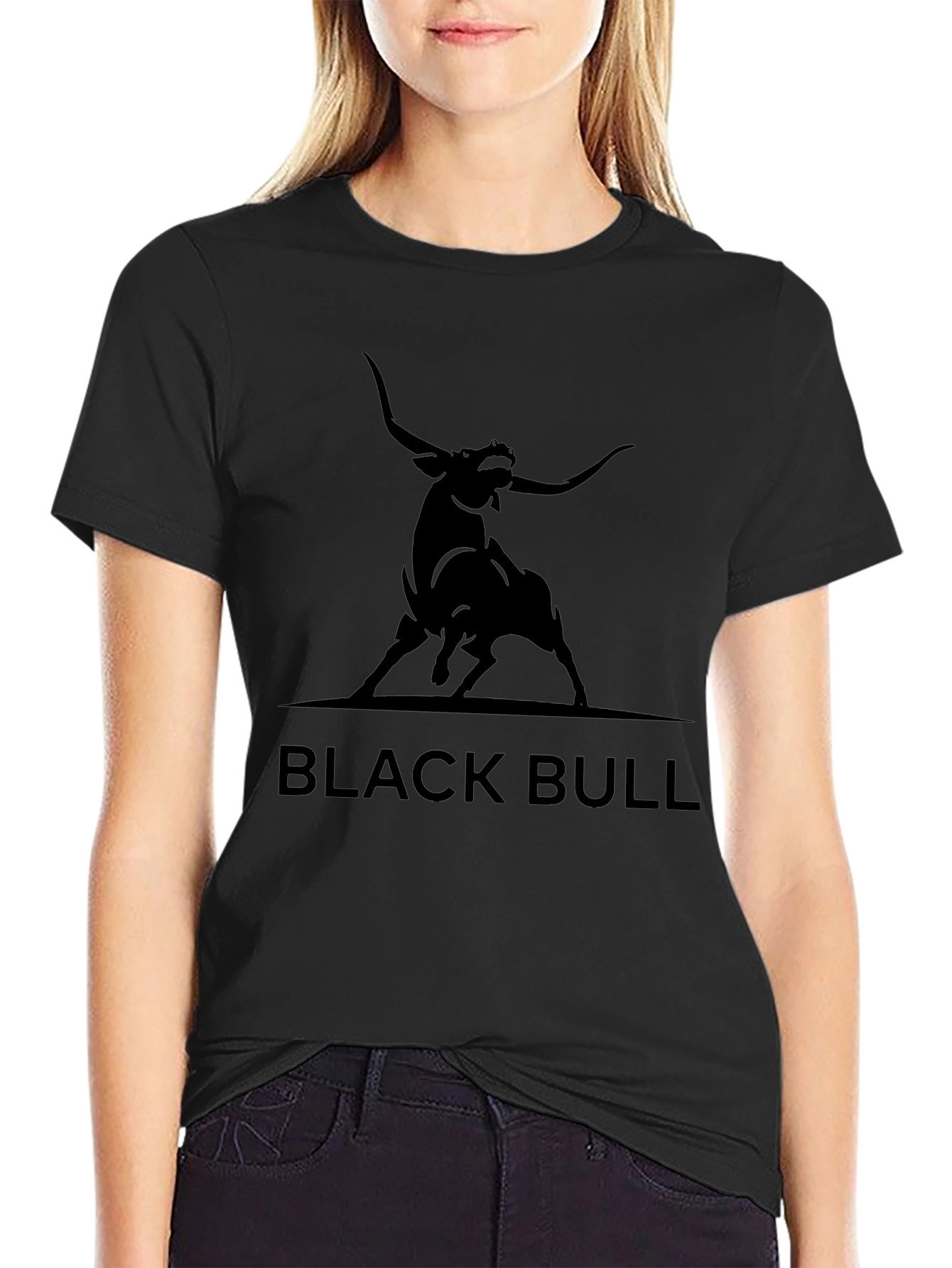 Black Bull Graphic Tee - Bold & Stylish