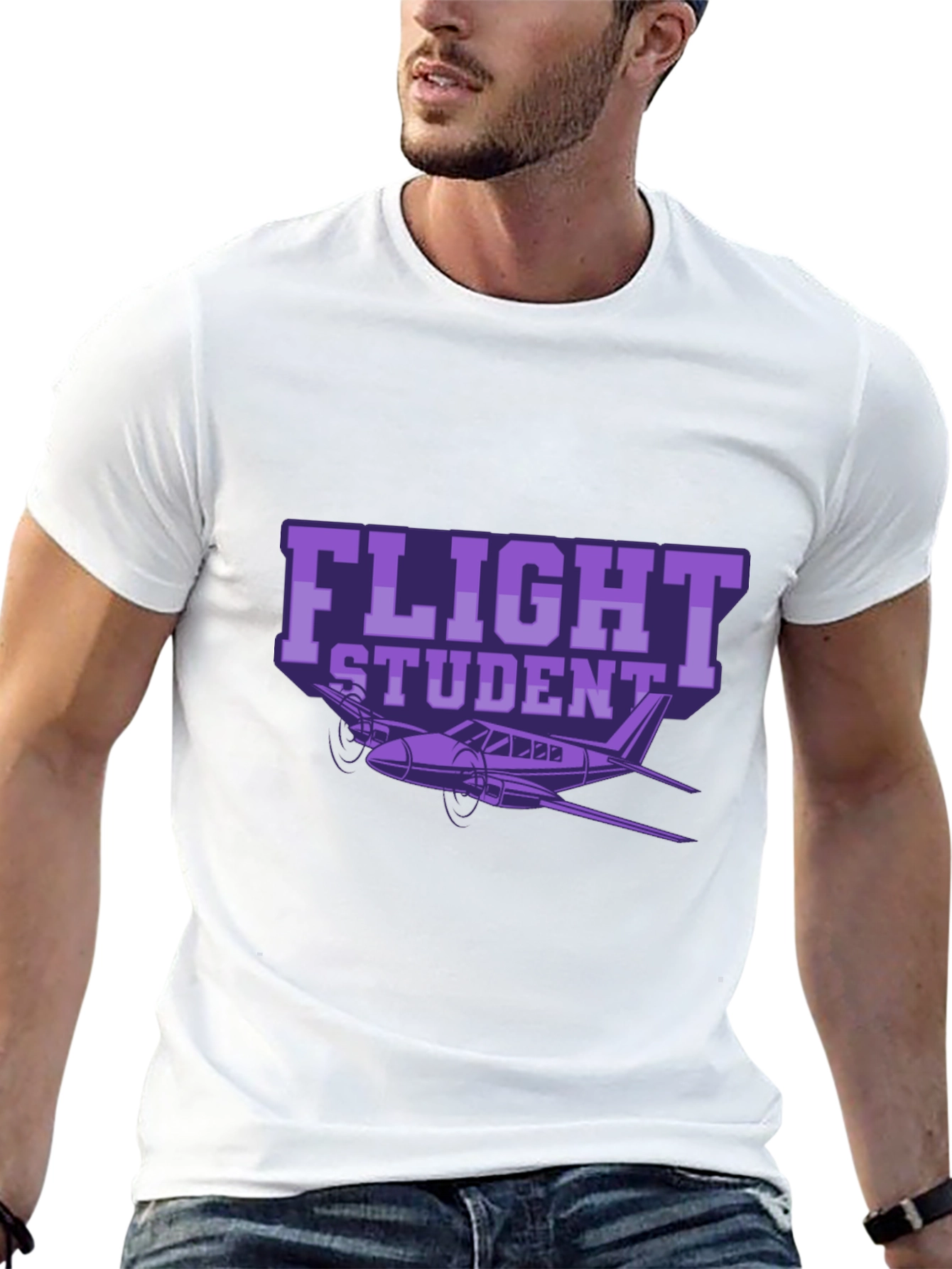 Flight Student Graphic Tee - Aviation Pilot Shirt