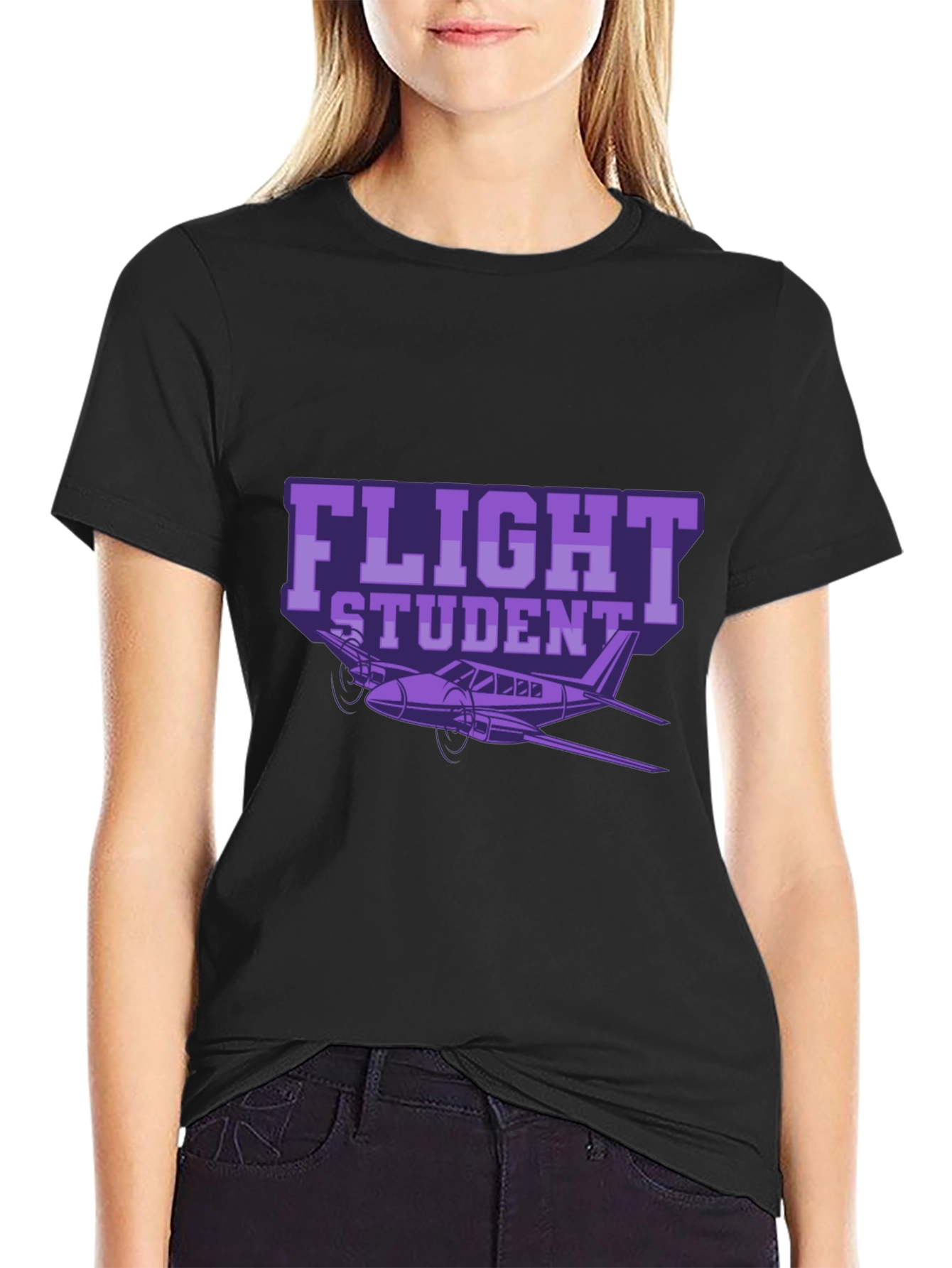 Flight Student Graphic Tee - Aviation Pilot Shirt