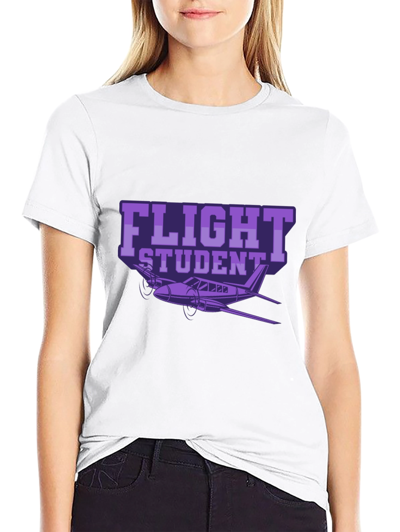 Flight Student Graphic Tee - Aviation Pilot Shirt