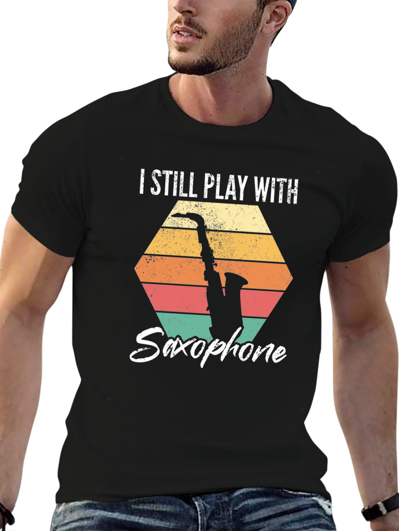 I Still Play With Saxophone Graphic T-Shirt