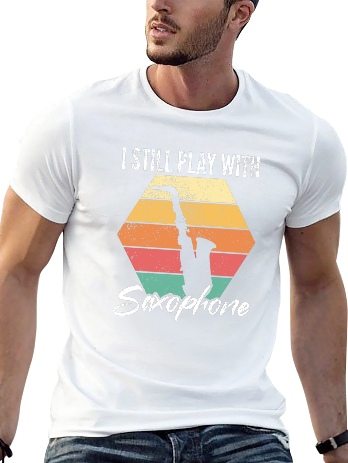I Still Play With Saxophone Graphic T-Shirt