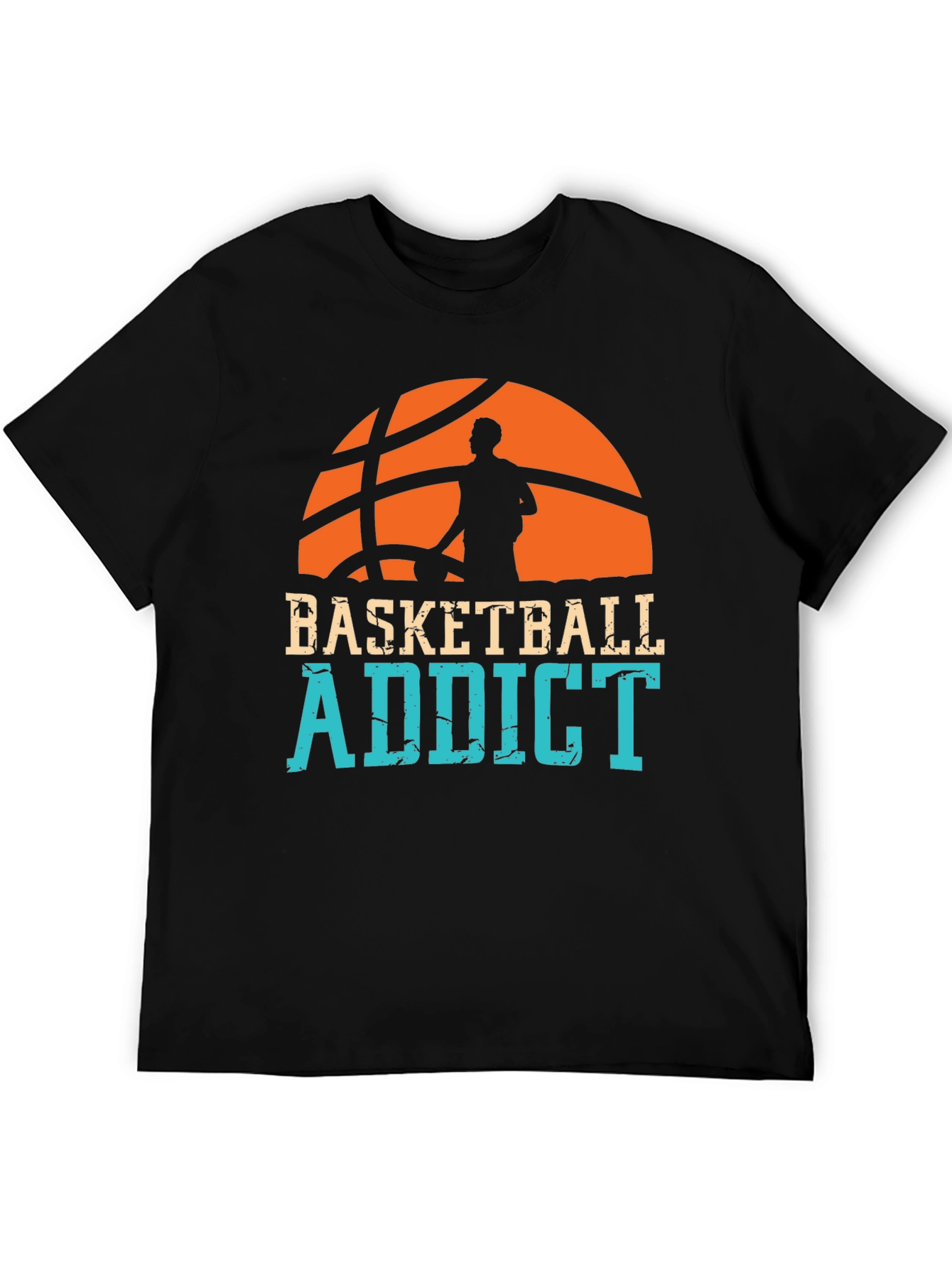 Basketball Addict Graphic T-Shirt