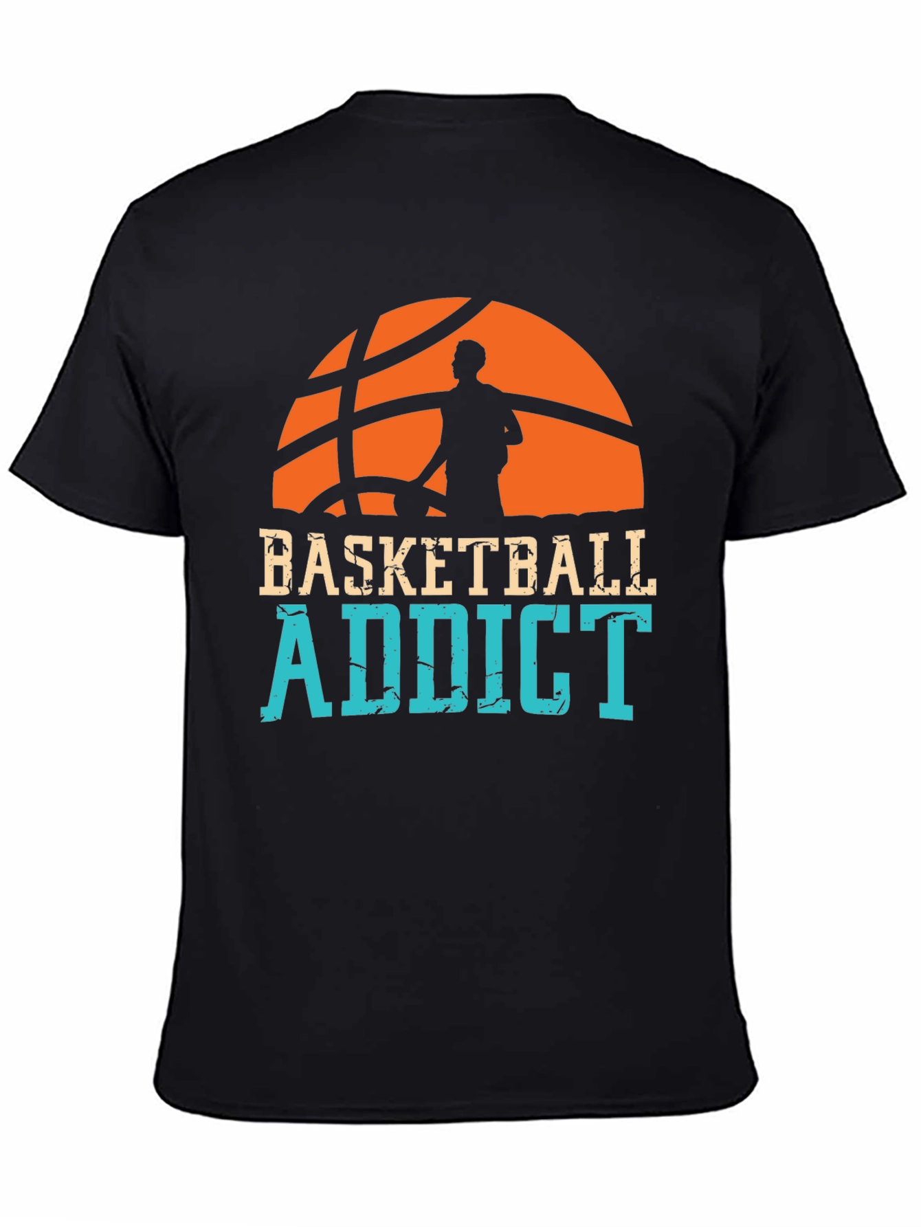 Basketball Addict Graphic T-Shirt