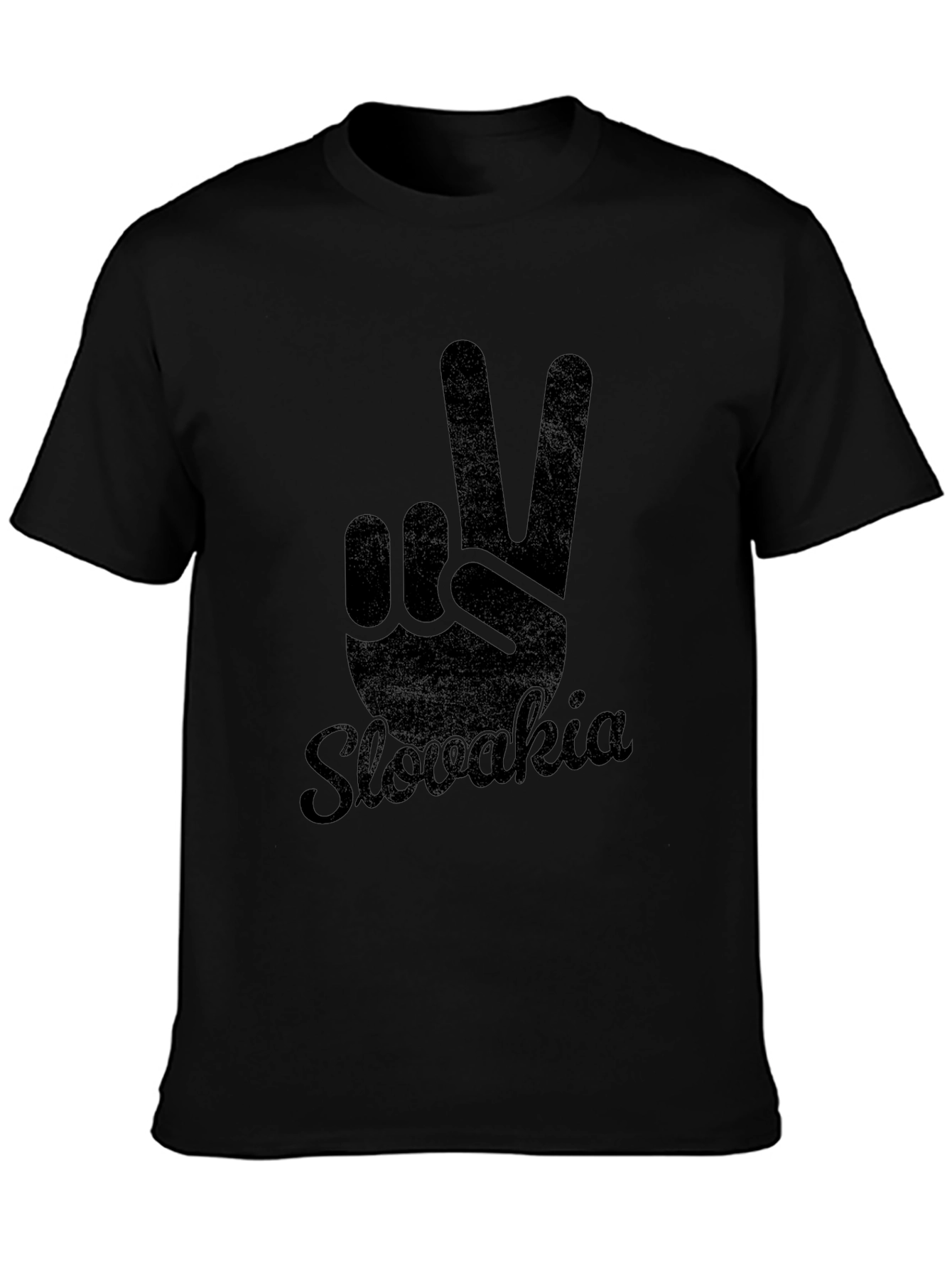 Slovakia Peace Sign Graphic Tee