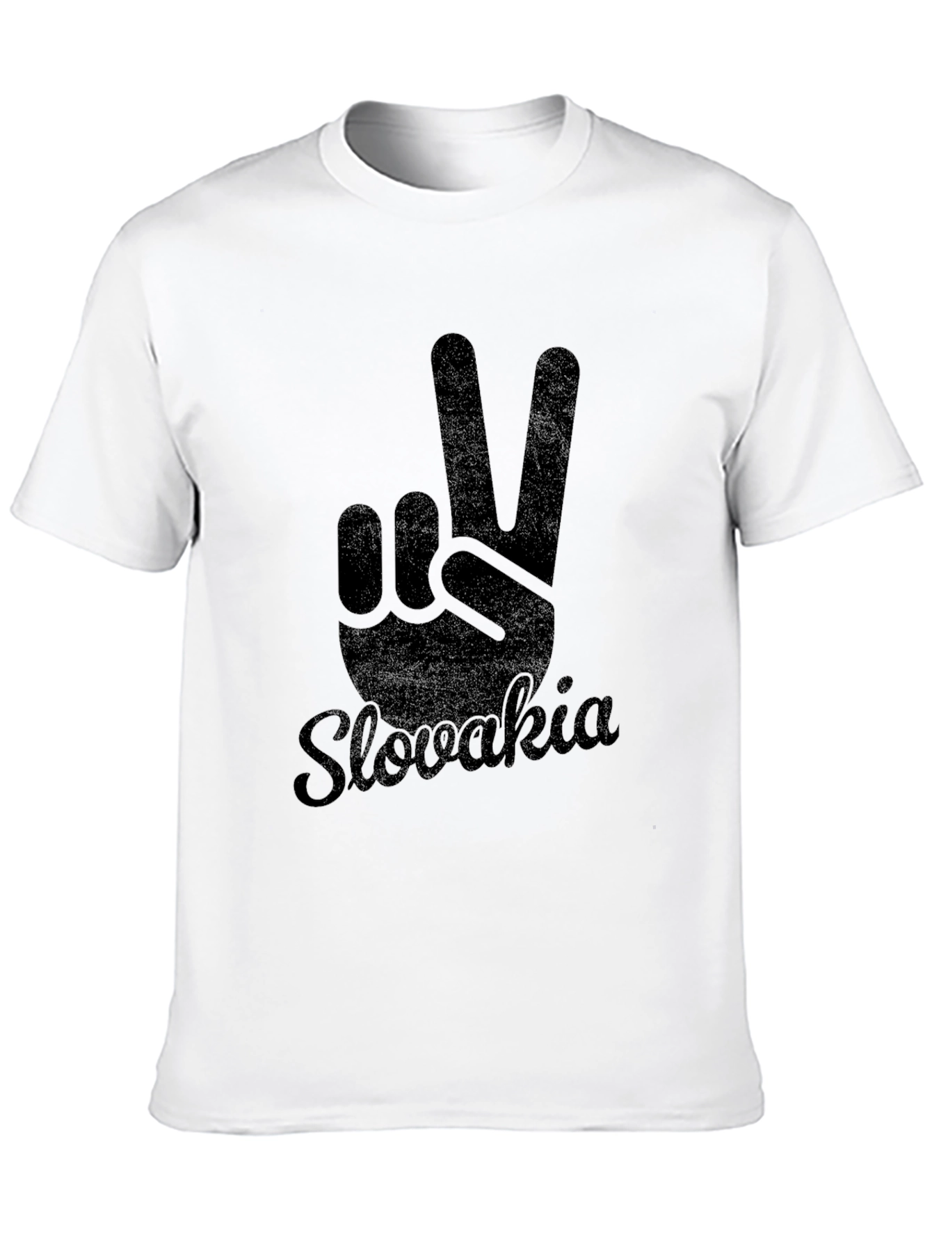 Slovakia Peace Sign Graphic Tee