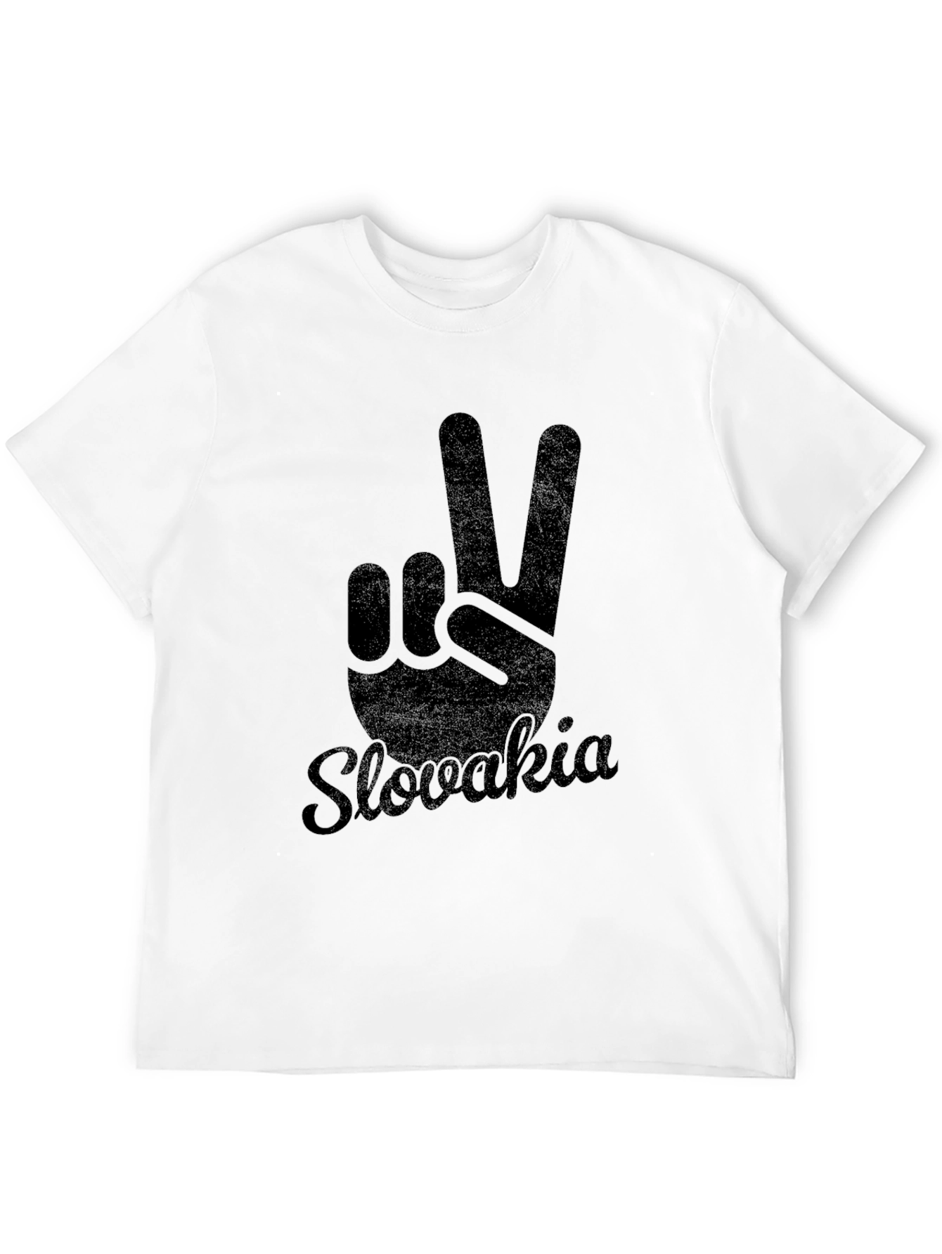 Slovakia Peace Sign Graphic Tee