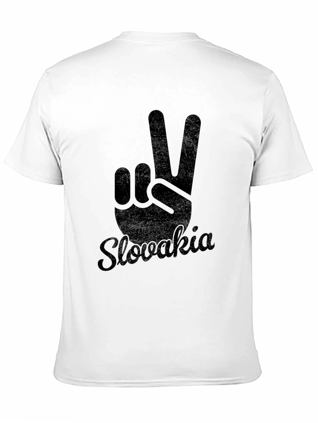 Slovakia Peace Sign Graphic Tee