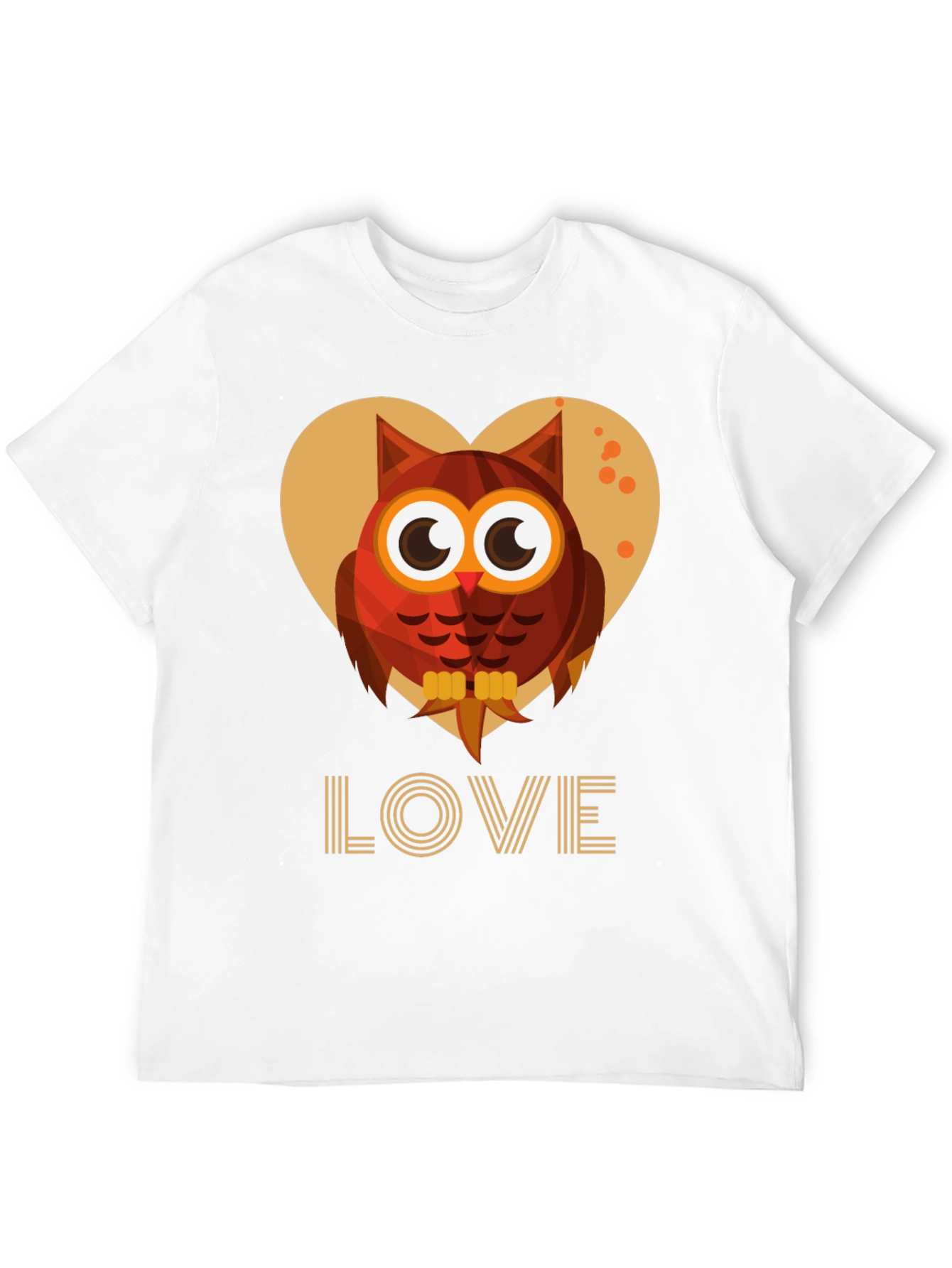 Owl Love Graphic Tee - Cute Bird Design