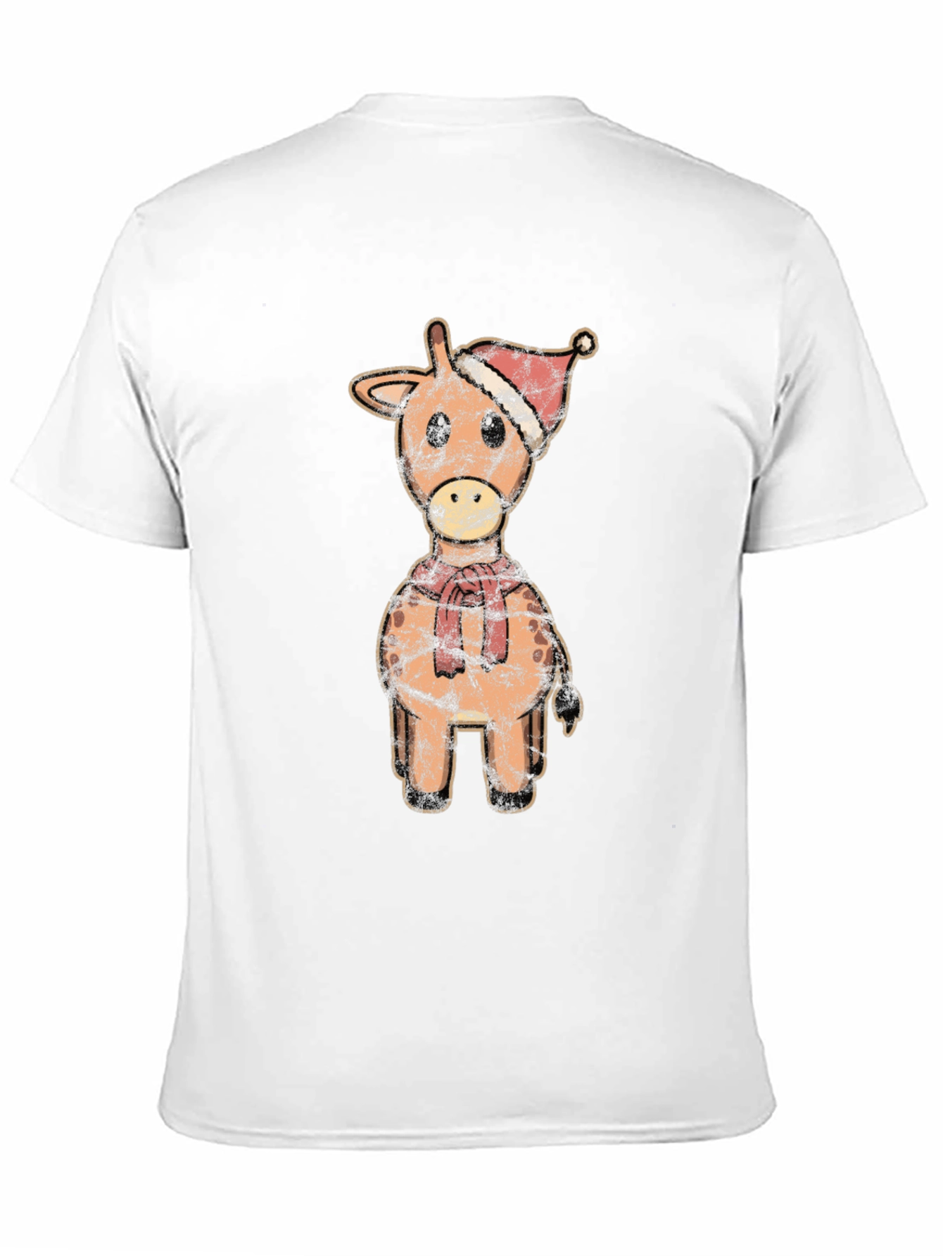Christmas Giraffe T-Shirt - Festive Holiday Tee