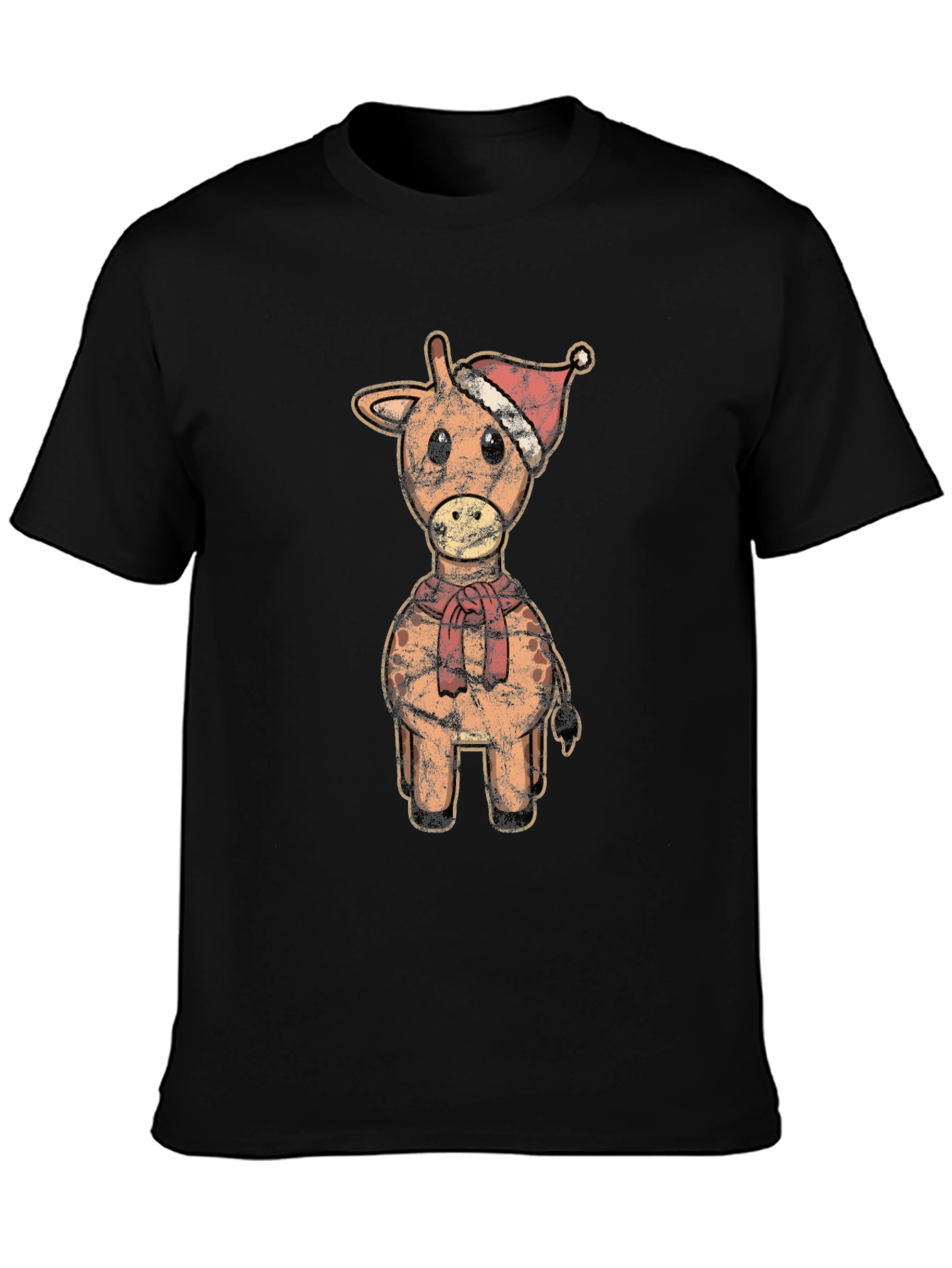 Christmas Giraffe T-Shirt - Festive Holiday Tee