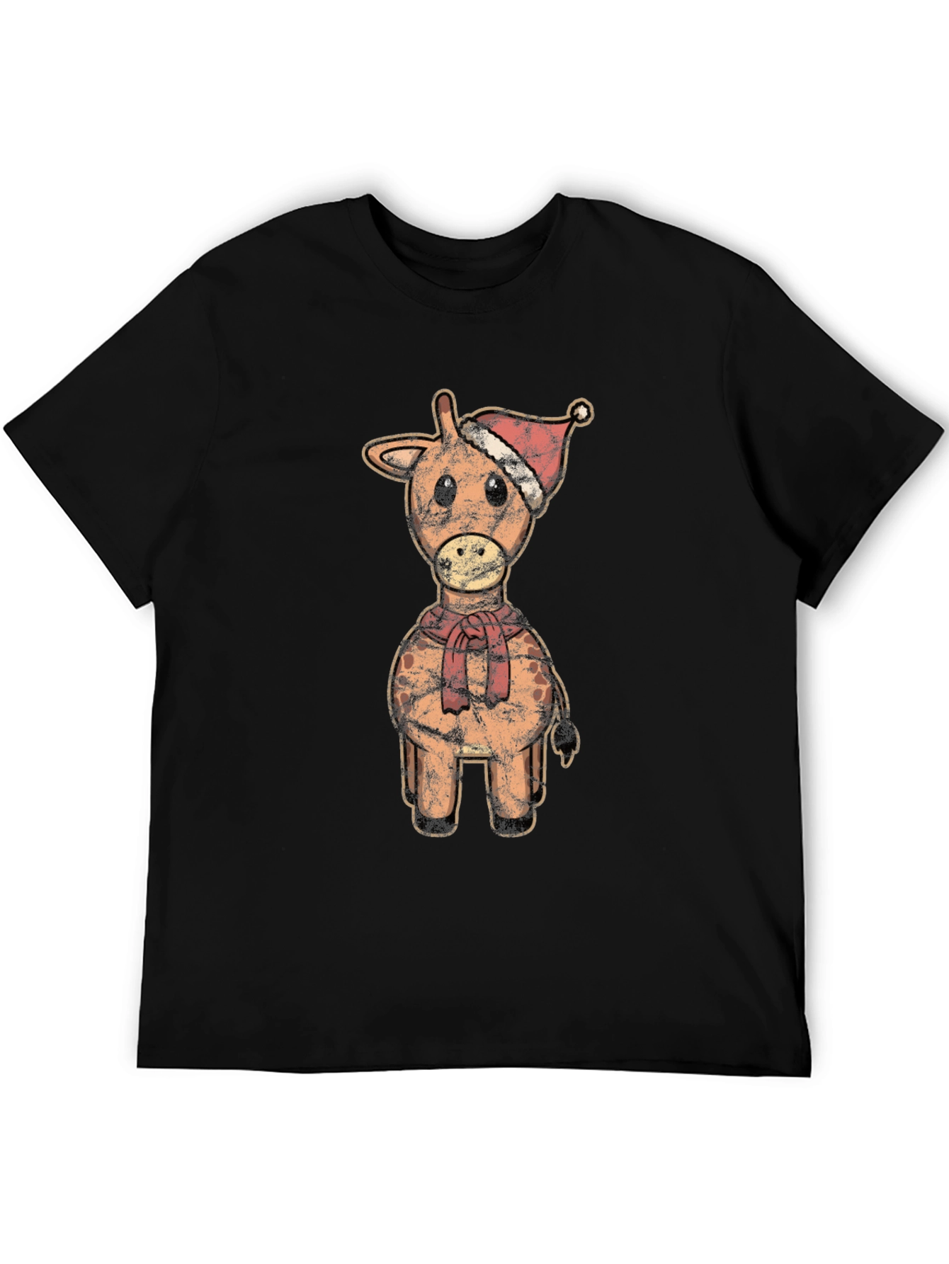 Christmas Giraffe T-Shirt - Festive Holiday Tee
