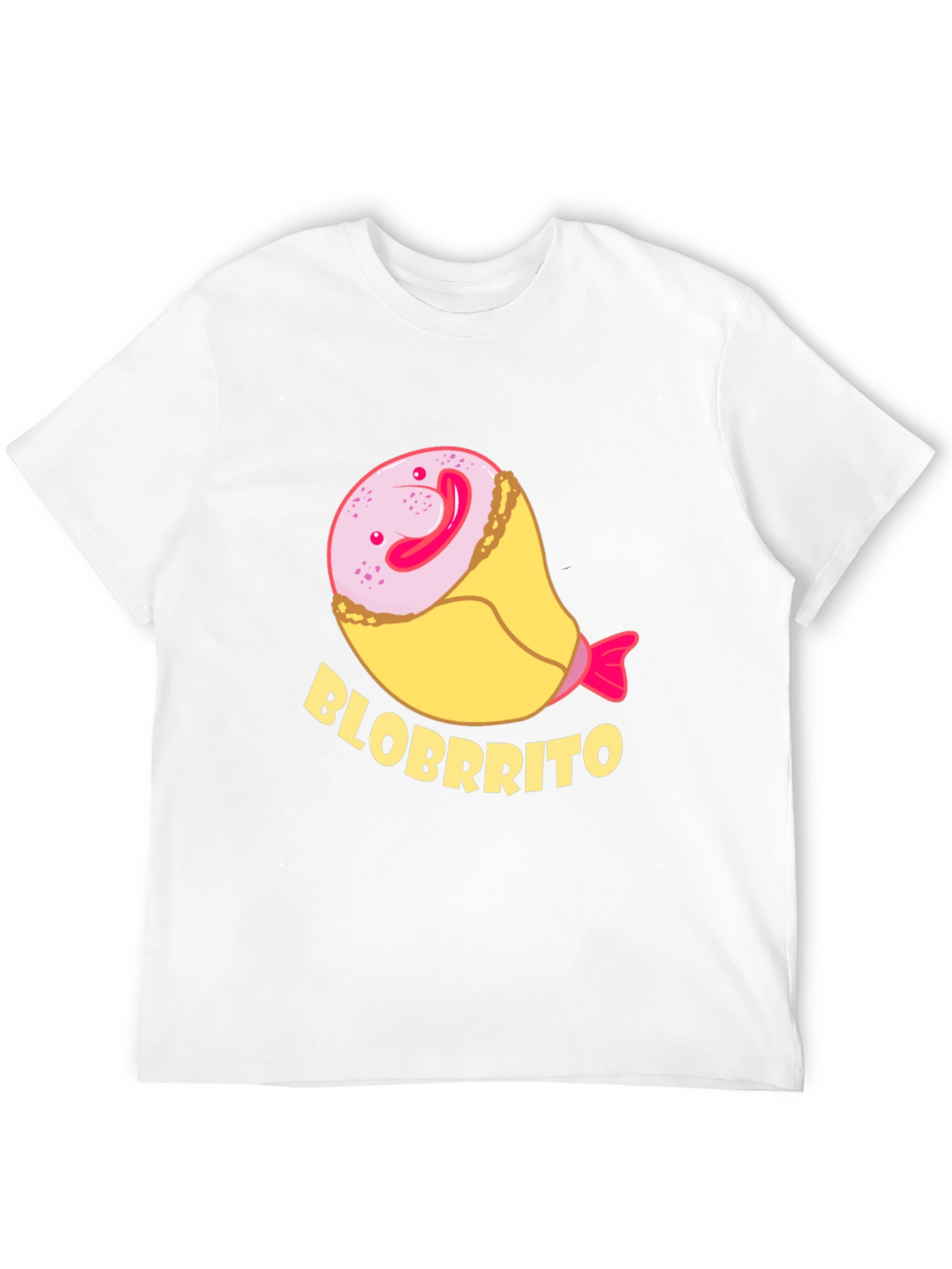 Blobbrito Funny T-Shirt - Unique Cartoon Foodie Tee