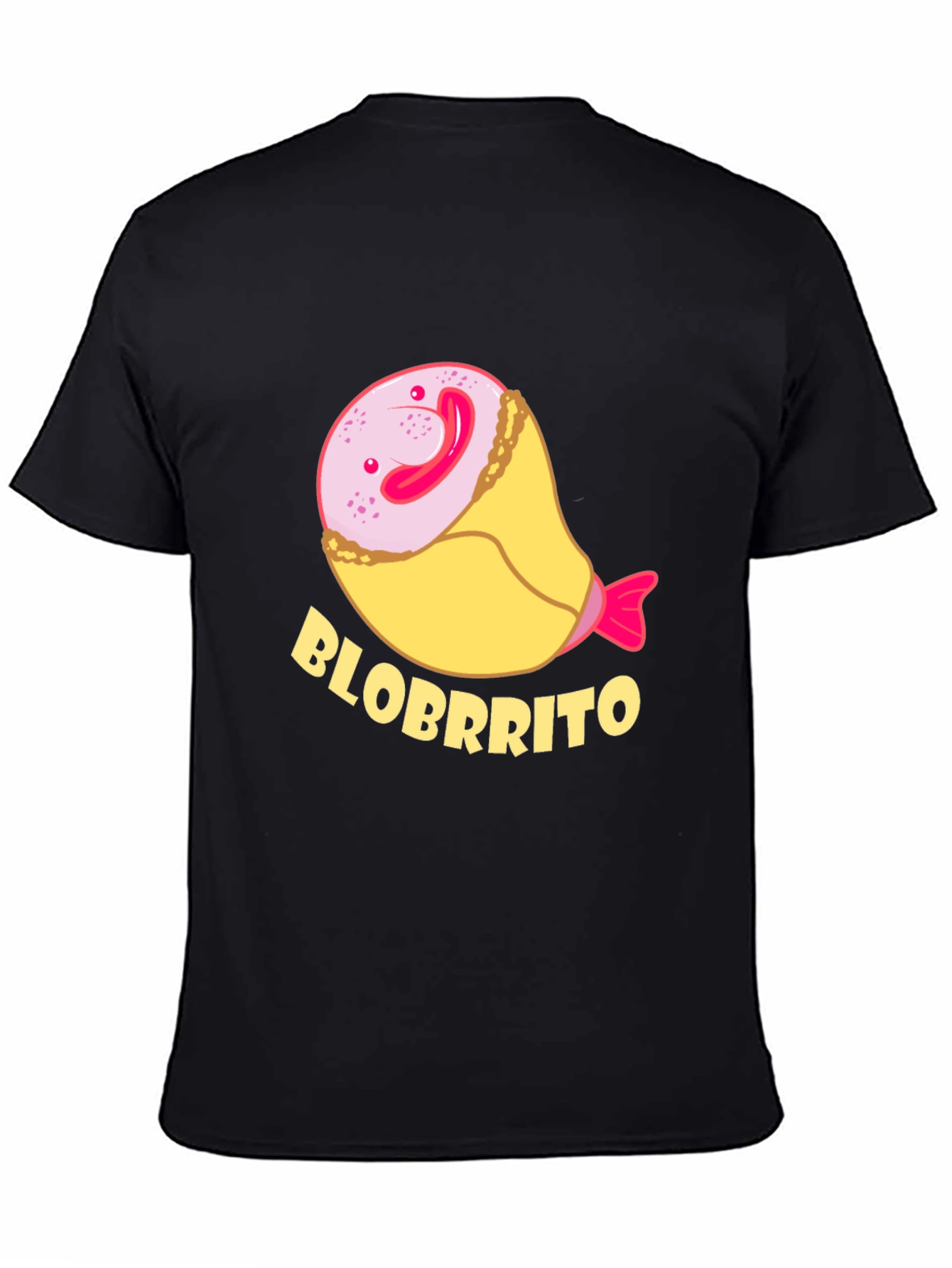 Blobbrito Funny T-Shirt - Unique Cartoon Foodie Tee