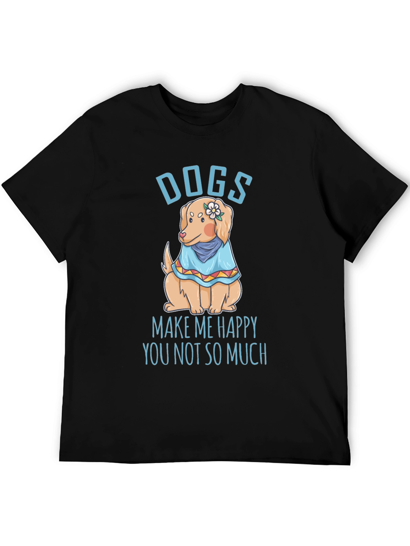 Dogs Make Me Happy Graphic Tee