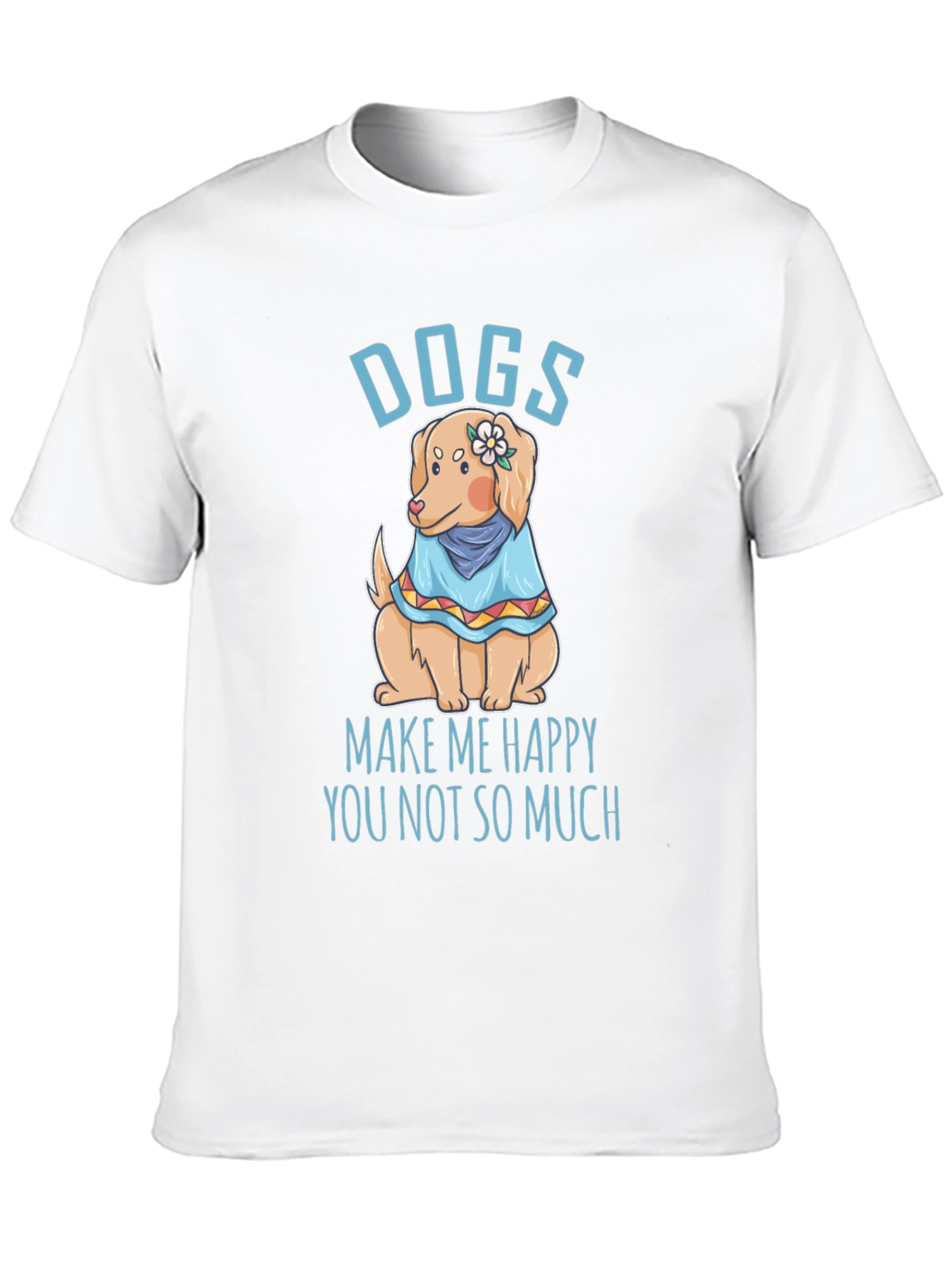 Dogs Make Me Happy Graphic Tee