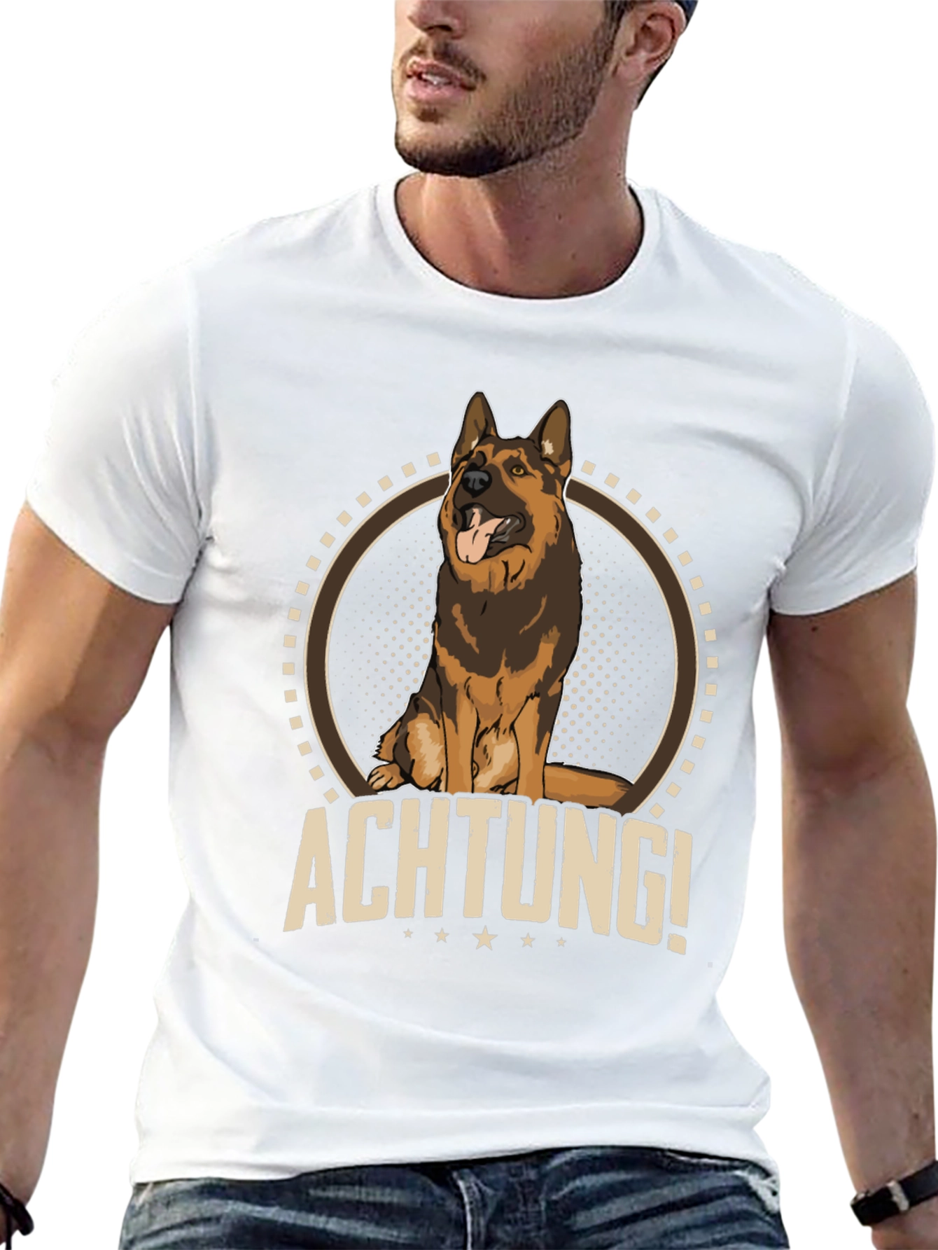Achtung! German Shepherd Dog T-Shirt