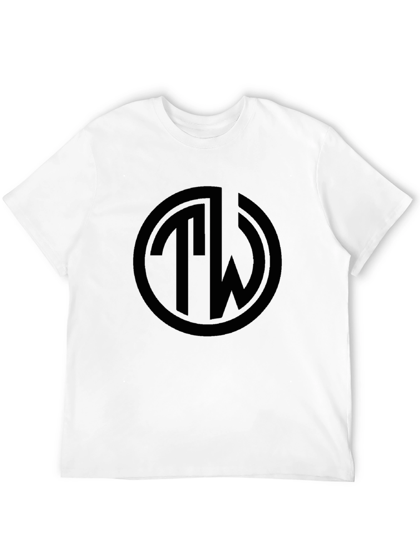 Black TW Logo T-Shirt - Stylish Casual Wear