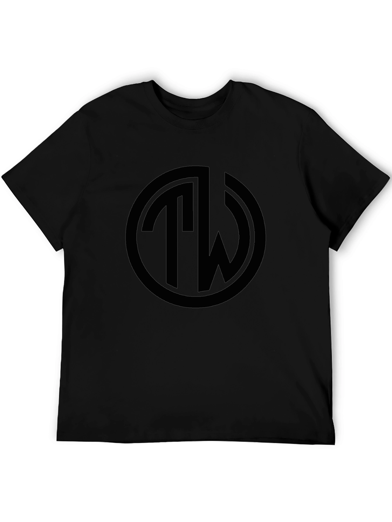 Black TW Logo T-Shirt - Stylish Casual Wear