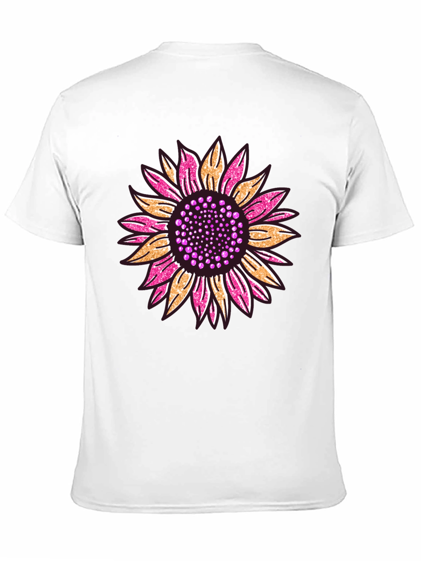 Sunflower Graphic Tee - Stylish Mens Black T-Shirt