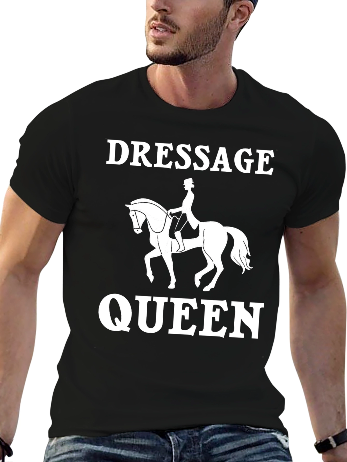 Dressage Queen Graphic T-Shirt - Equestrian Style
