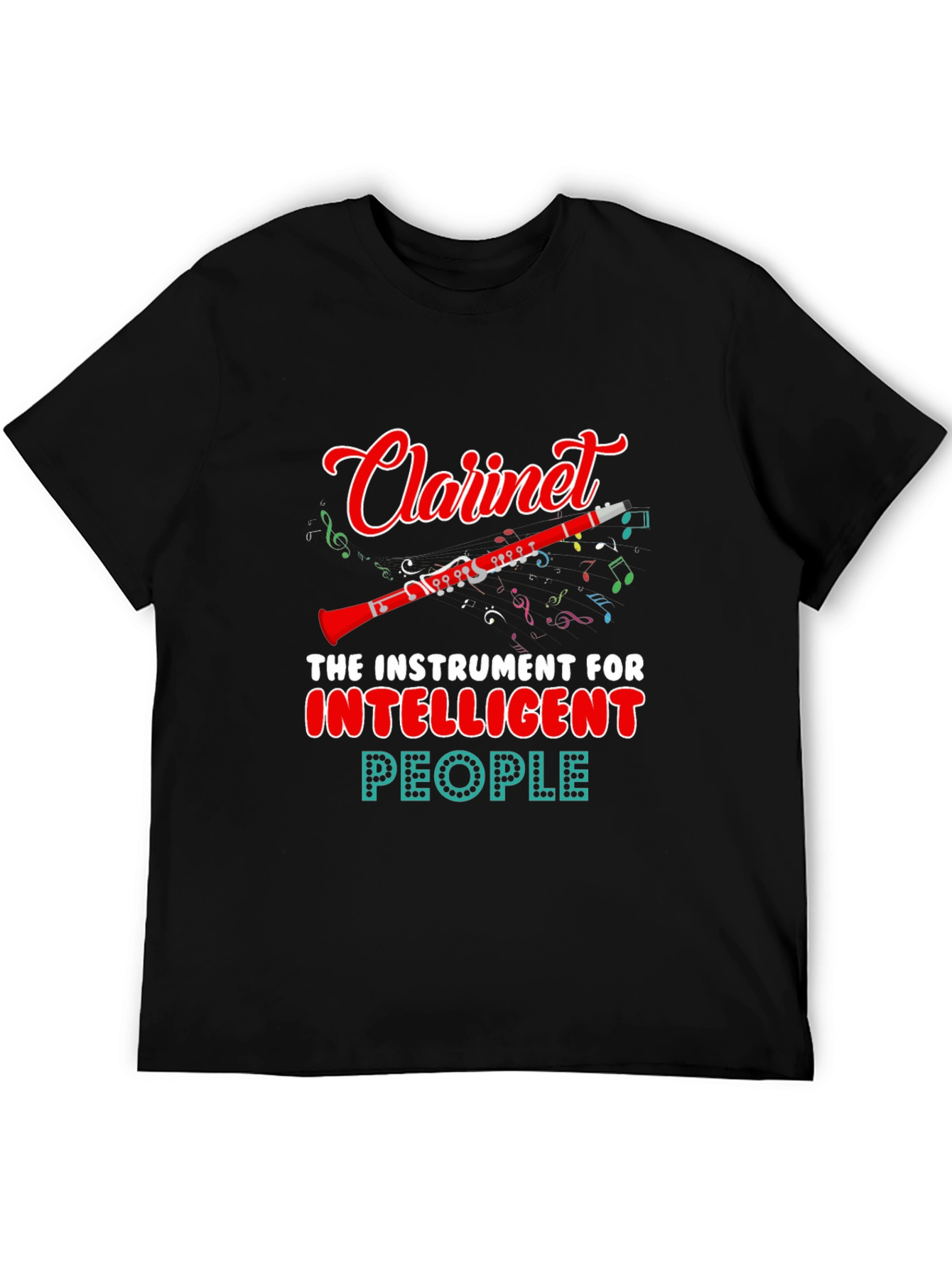 Clarinet Instrument Intelligent People T-Shirt