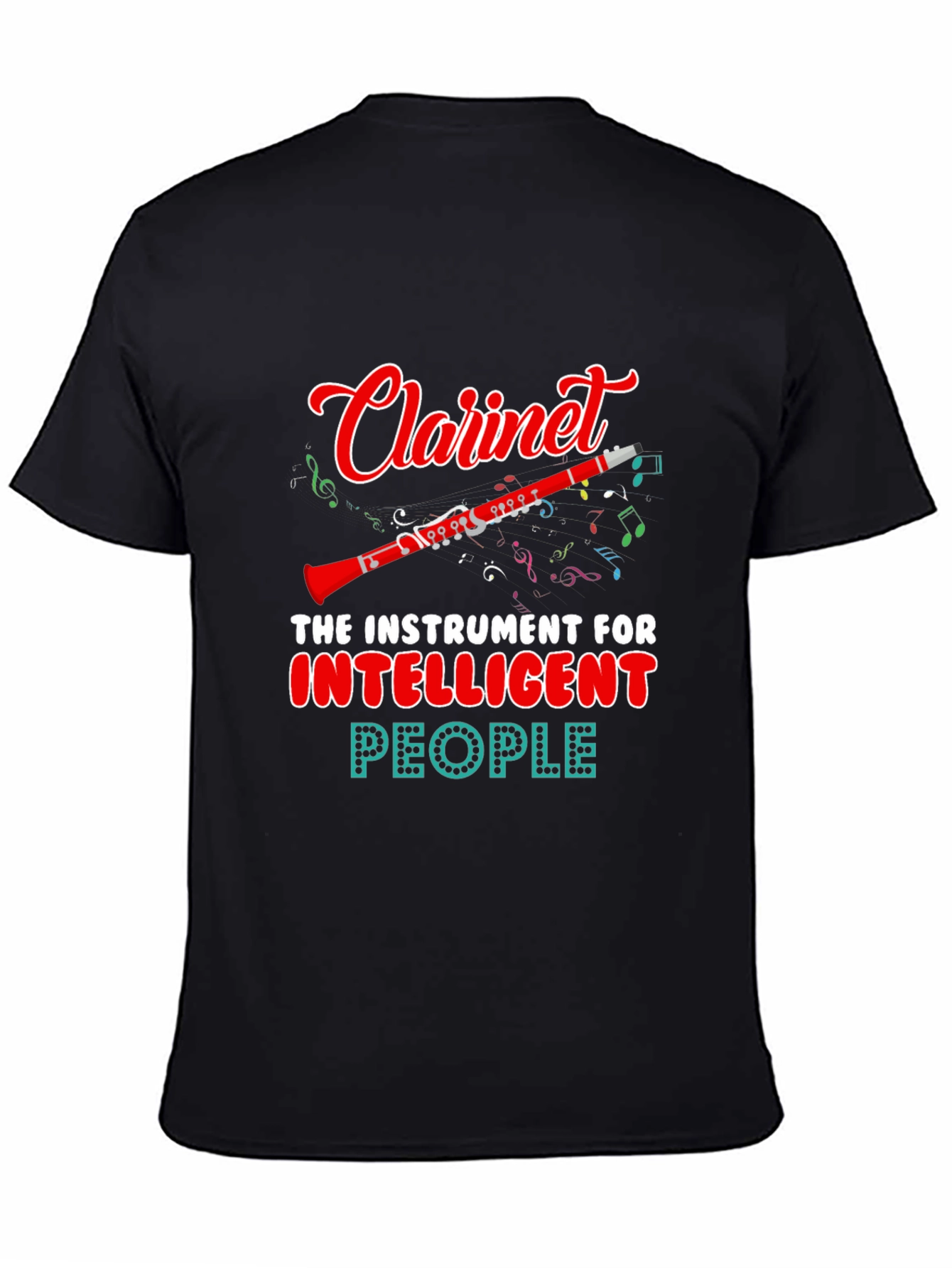 Clarinet Instrument Intelligent People T-Shirt