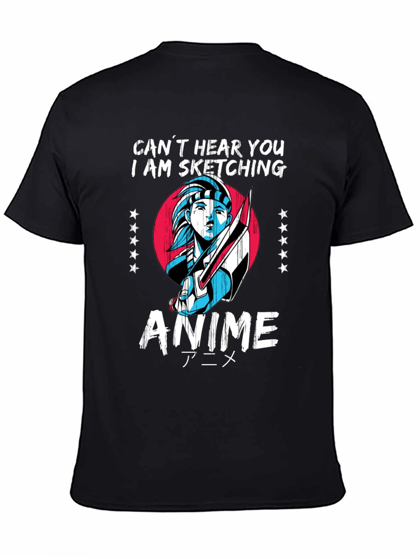 Anime Sketching T-Shirt - Artistic Fashion