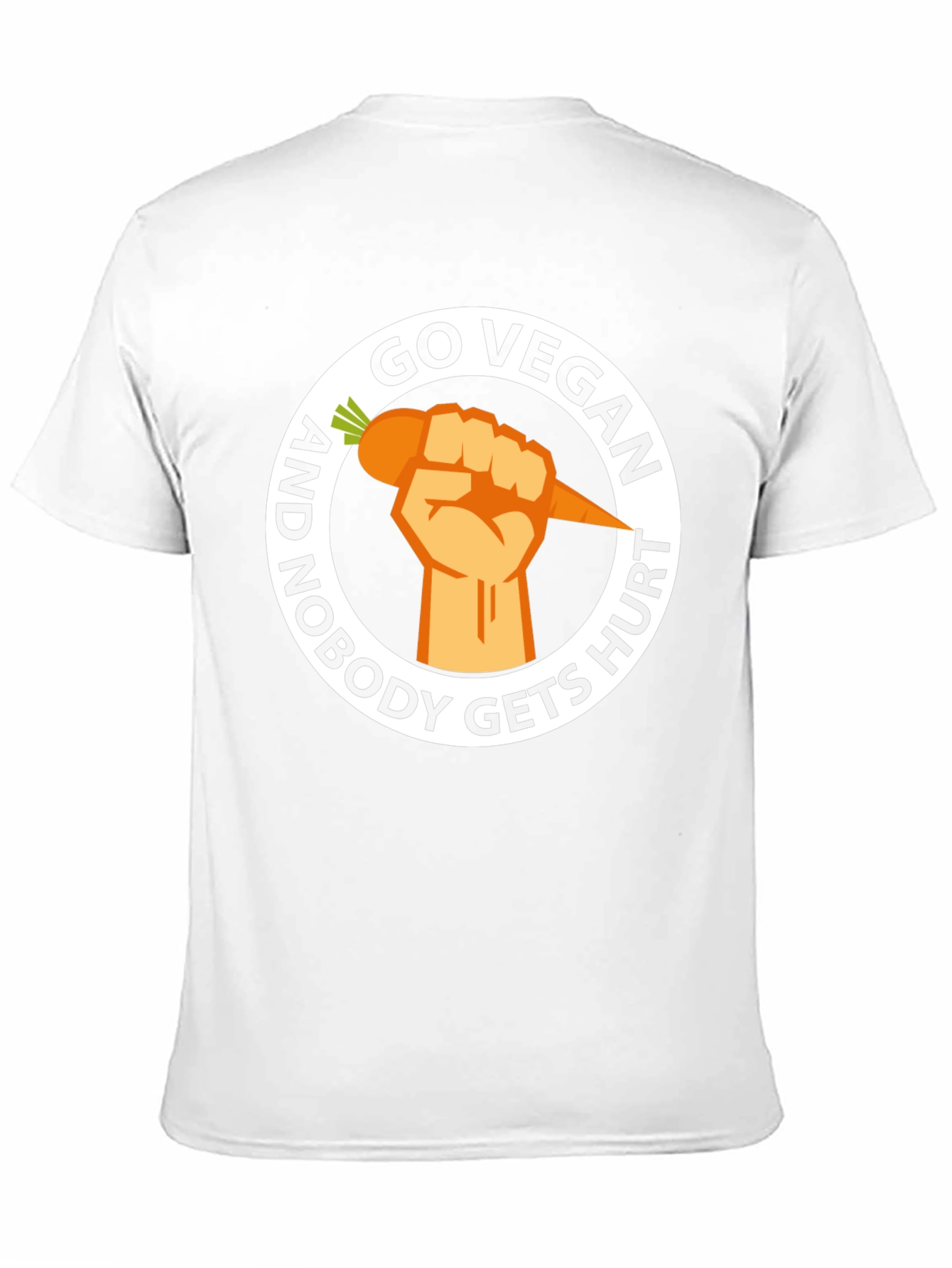 Go Vegan Nobody Gets Hurt Graphic Tee