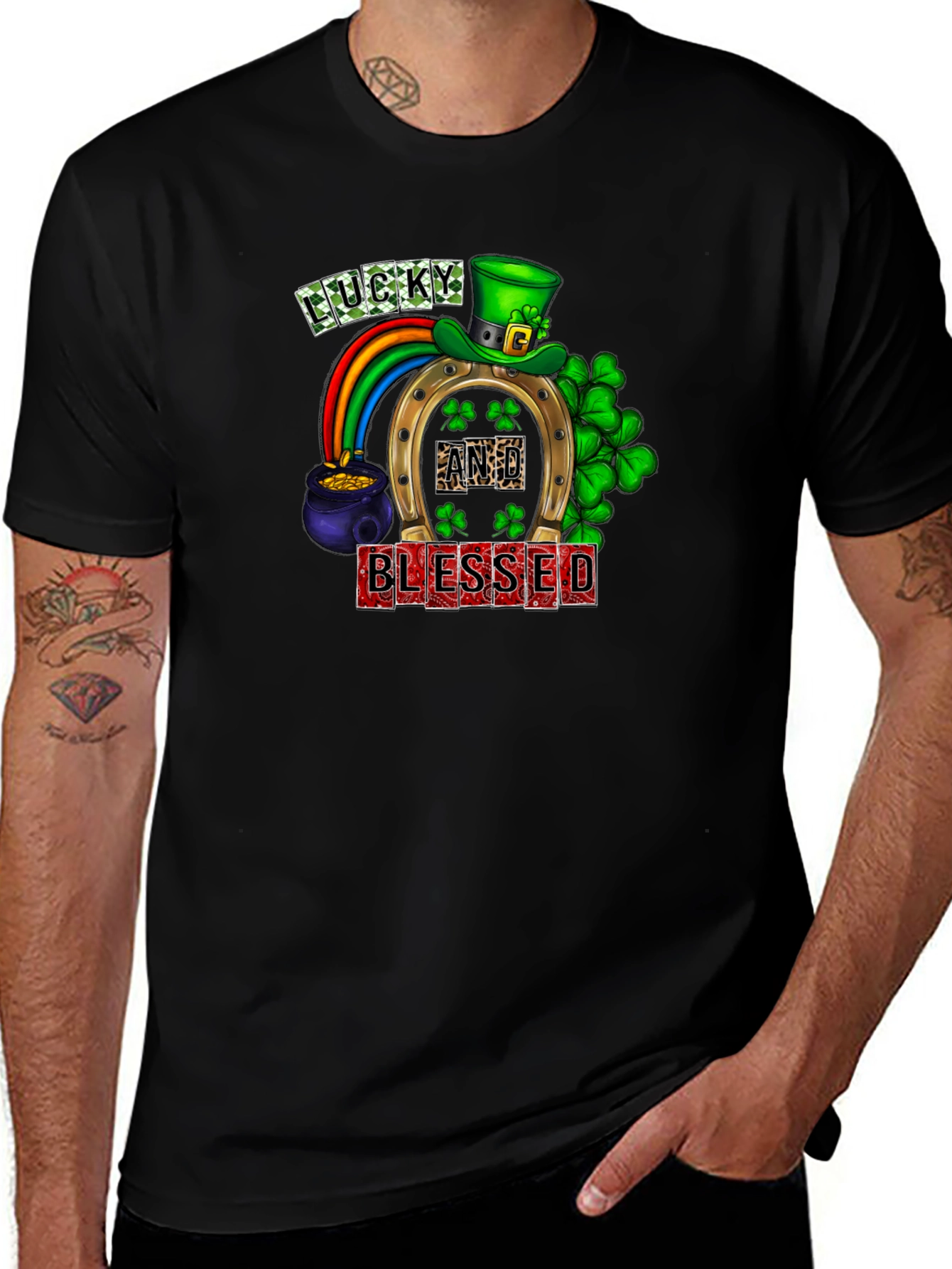 Lucky and Blessed St. Patricks Day T-Shirt