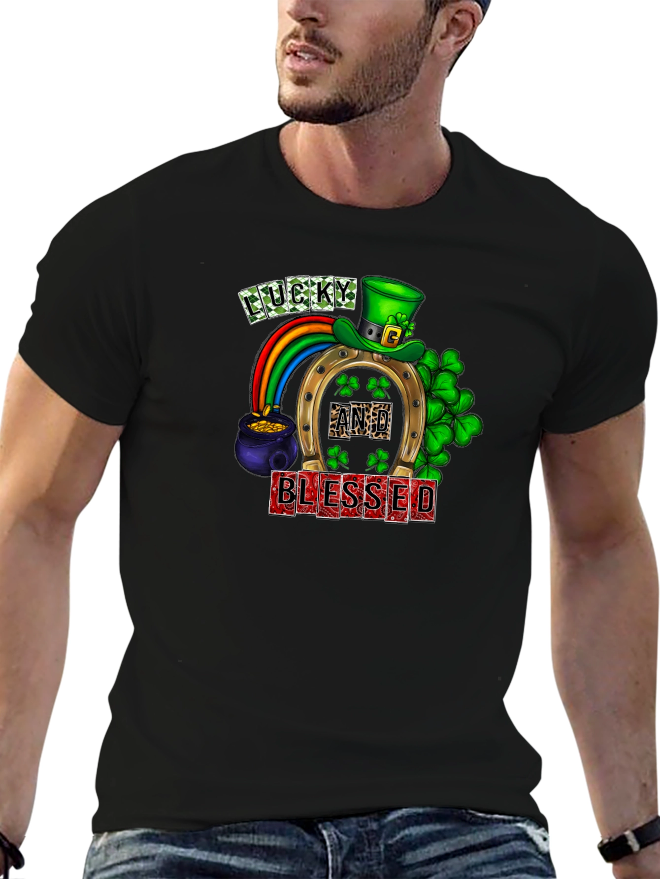 Lucky and Blessed St. Patricks Day T-Shirt