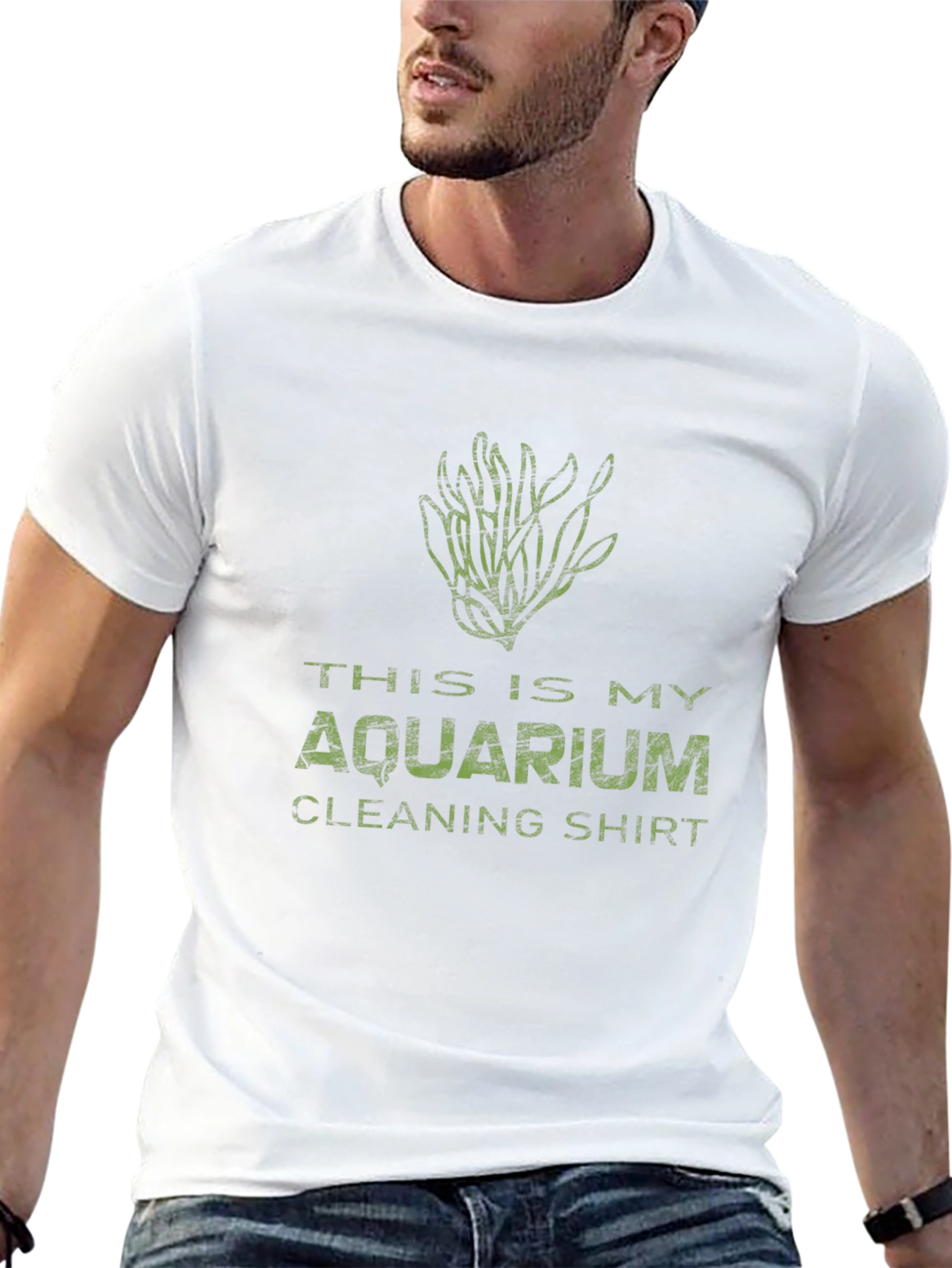 Aquarium Cleaning Shirt - Novelty Graphic Tee